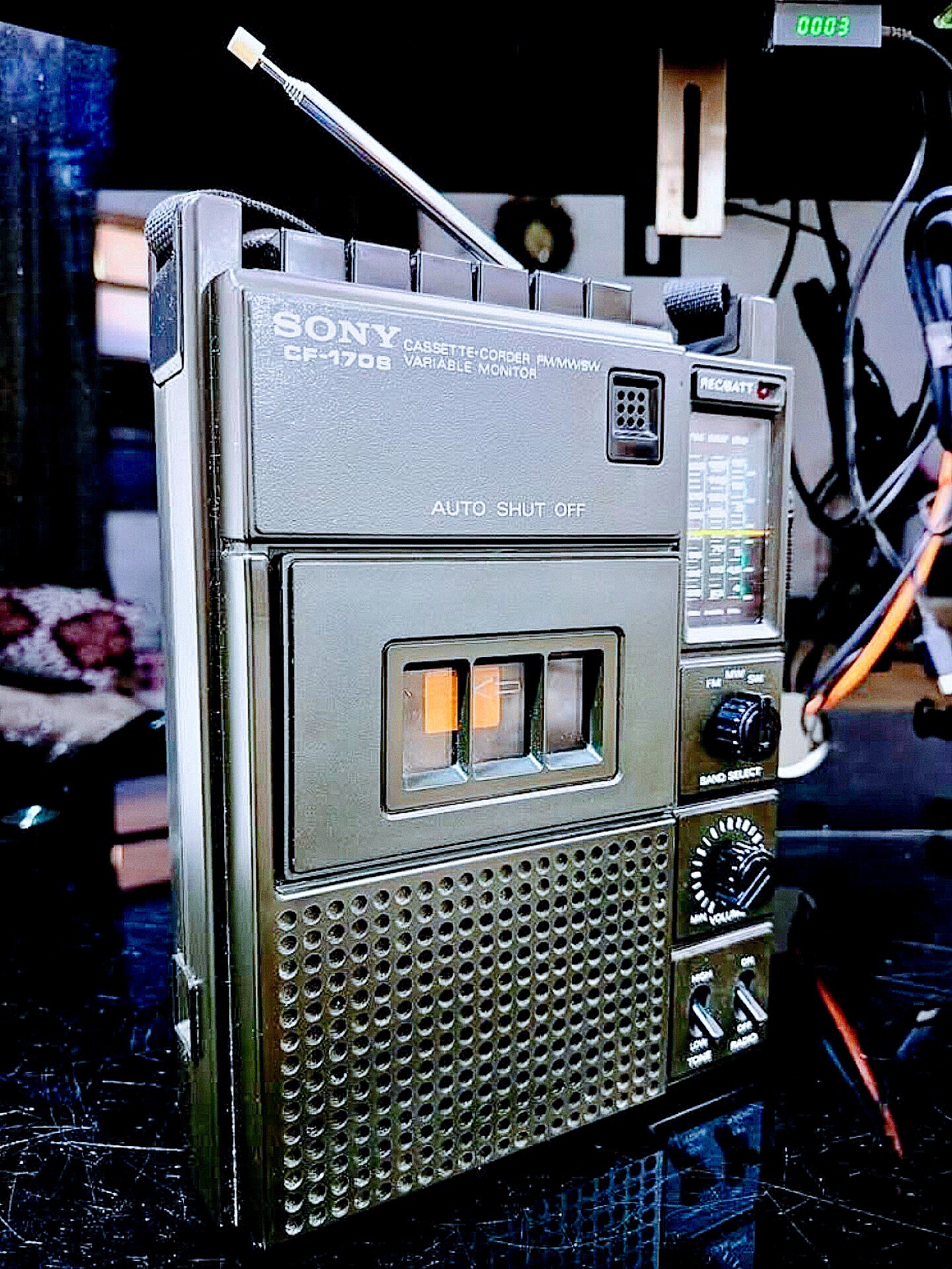 Sony CF2550 stereo radio cassette recorder