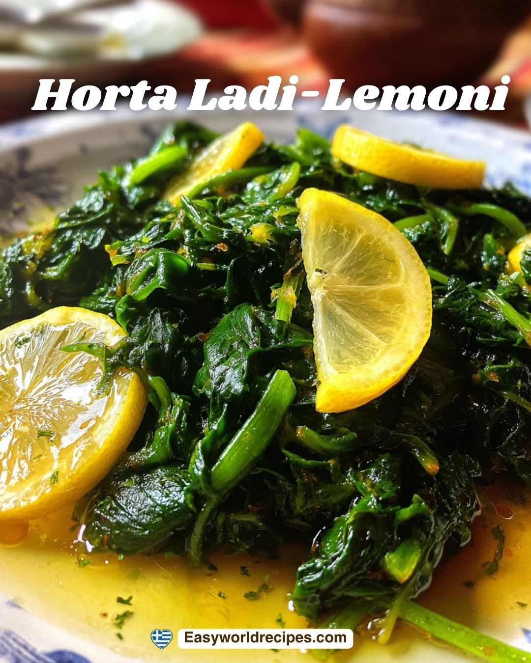 Greek - 🍋 Horta Ladi-Lemoni (Boiled Greens with Lemon & Olive Oil ...