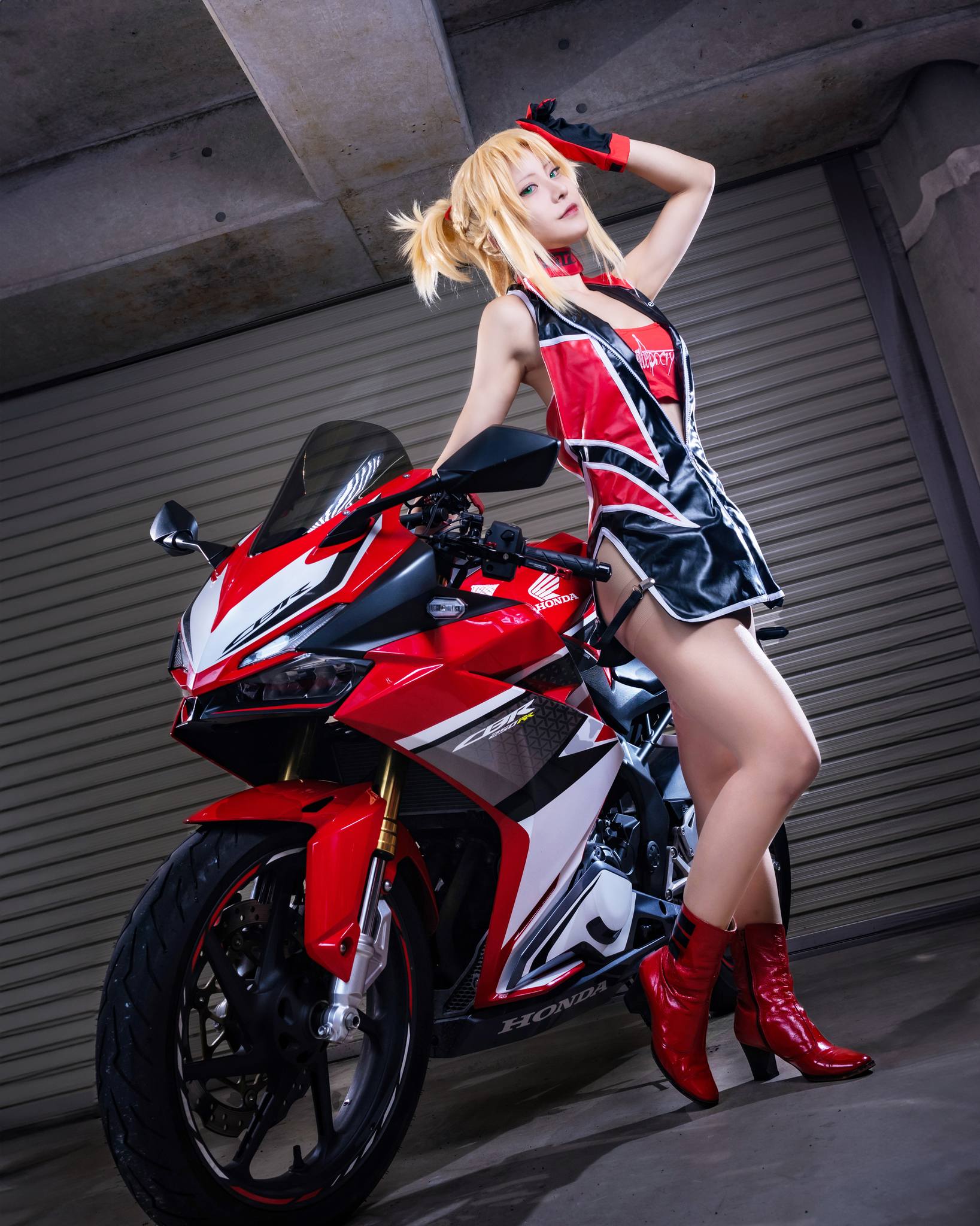 Cosplay Fate/Apocrypha モードレッド／Mordred TYPE-MOON Racing Ver 