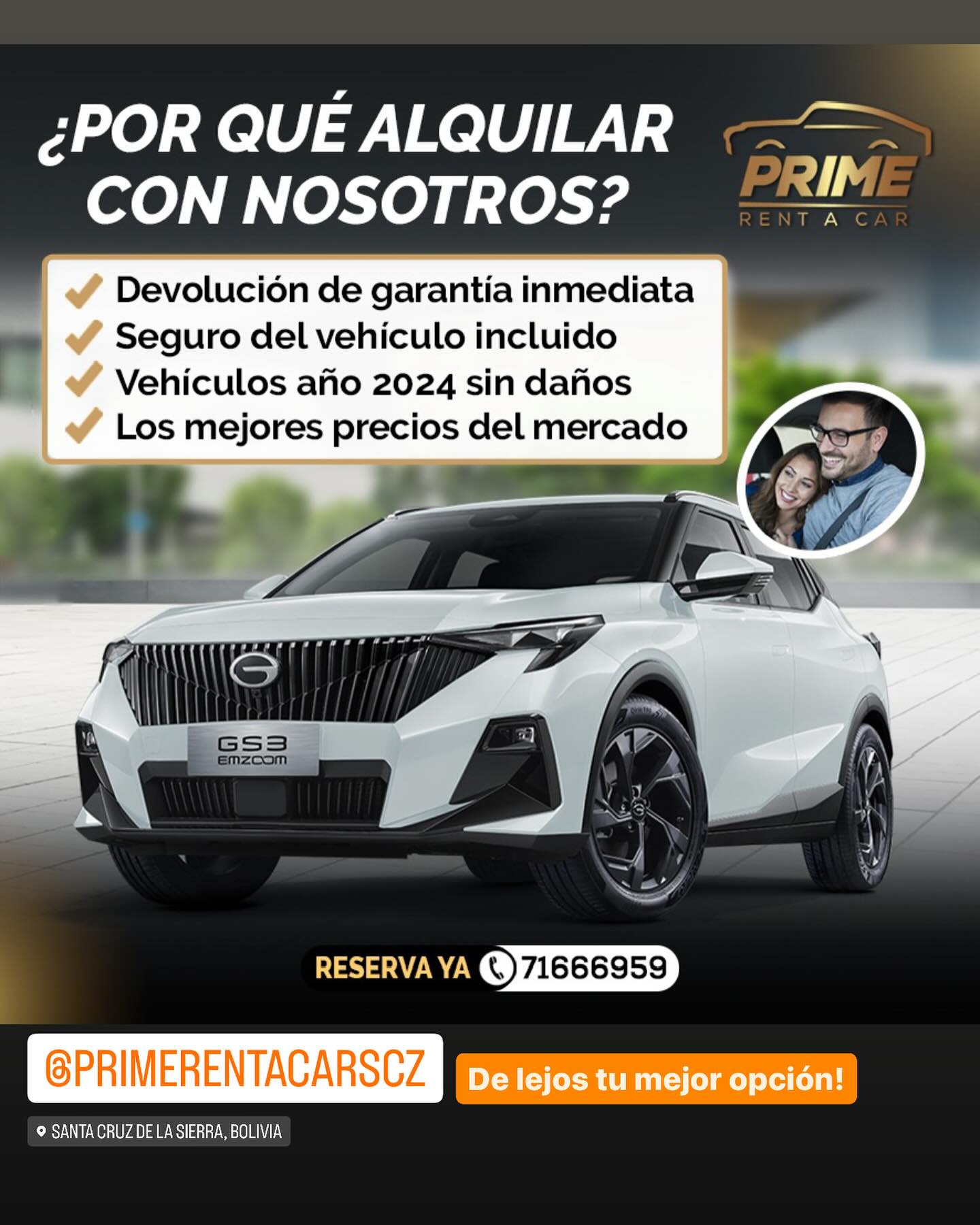 Prime Rent a Car | Santa Cruz de la Sierra
