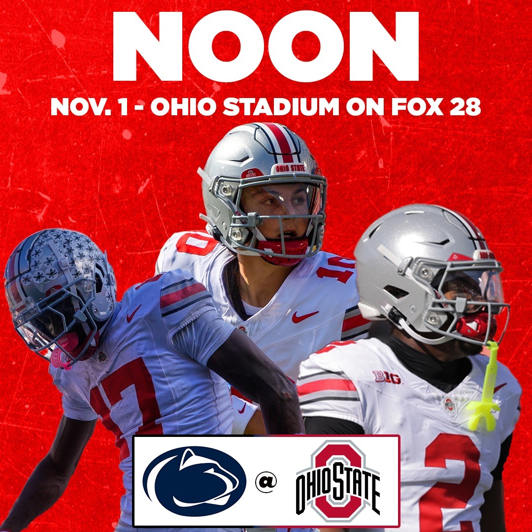 Buckeye - Ohio State will host Penn State at 12 p.m. on Nov. 1. This ...