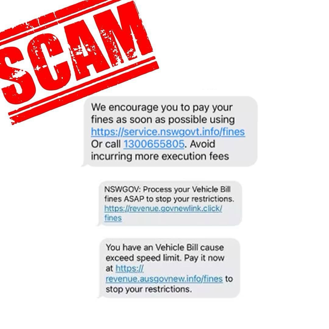 “SCAM ALERT: Revenue NSW and... - Routine of Australia | Facebook