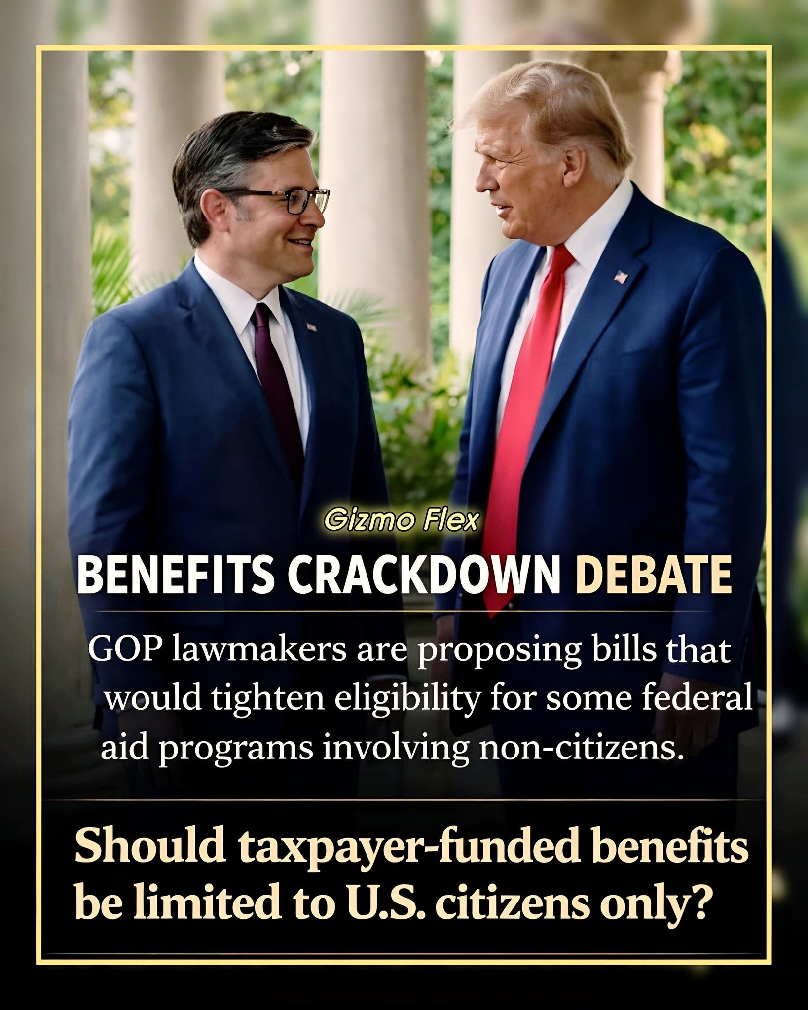 Gizmo Flex - 🚨 Taxpayer Benefits & Immigration: Where... | Facebook