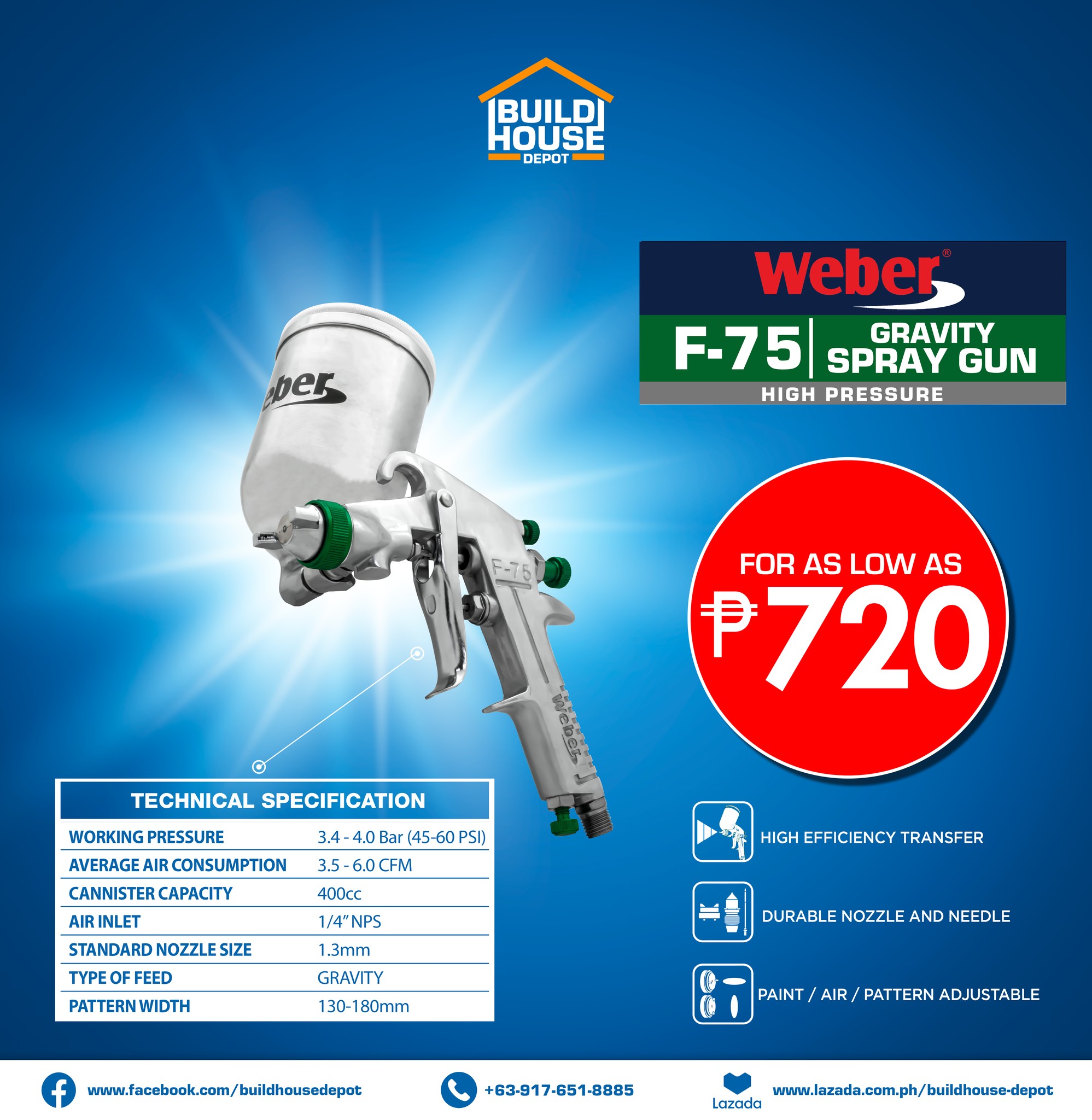 BuildHouse - 𝐔𝐩𝐠𝐫𝐚𝐝𝐞 𝐲𝐨𝐮𝐫 𝐩𝐚𝐢𝐧𝐭𝐢𝐧𝐠 𝐩𝐫𝐨𝐣𝐞𝐜𝐭𝐬 𝐰𝐢𝐭𝐡 𝐖𝐞𝐛𝐞𝐫 𝐅-𝟕𝟓𝐆 𝐒𝐩𝐫𝐚𝐲 𝐆𝐮𝐧 Motiv 