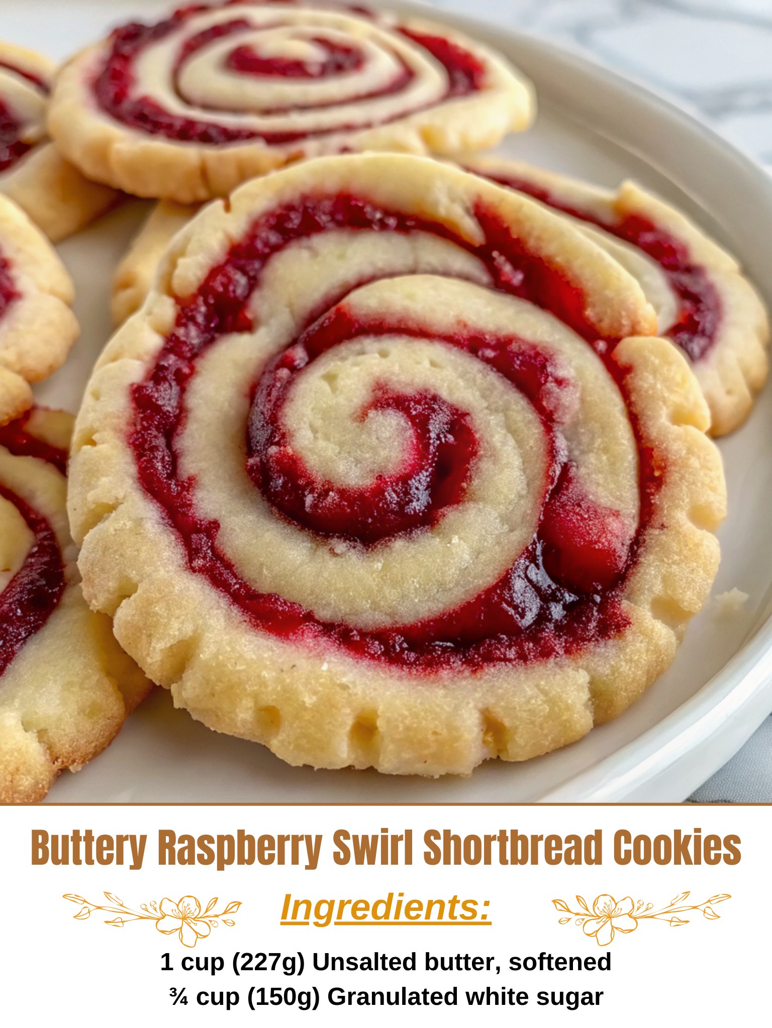 Divine - Buttery Raspberry Swirl Shortbread Cookies (Slice & Bake!) 🌀🍇 ...