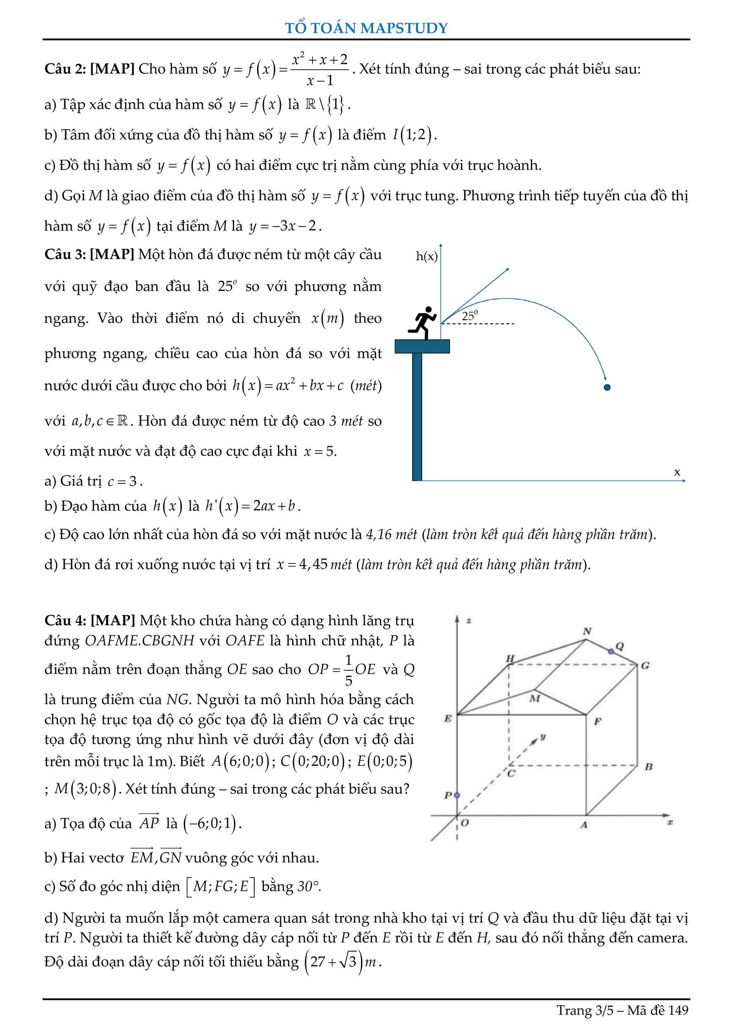 Tổ... - Tổ Toán Mapstudy - Chuyên luyện thi Toán 10,11,12