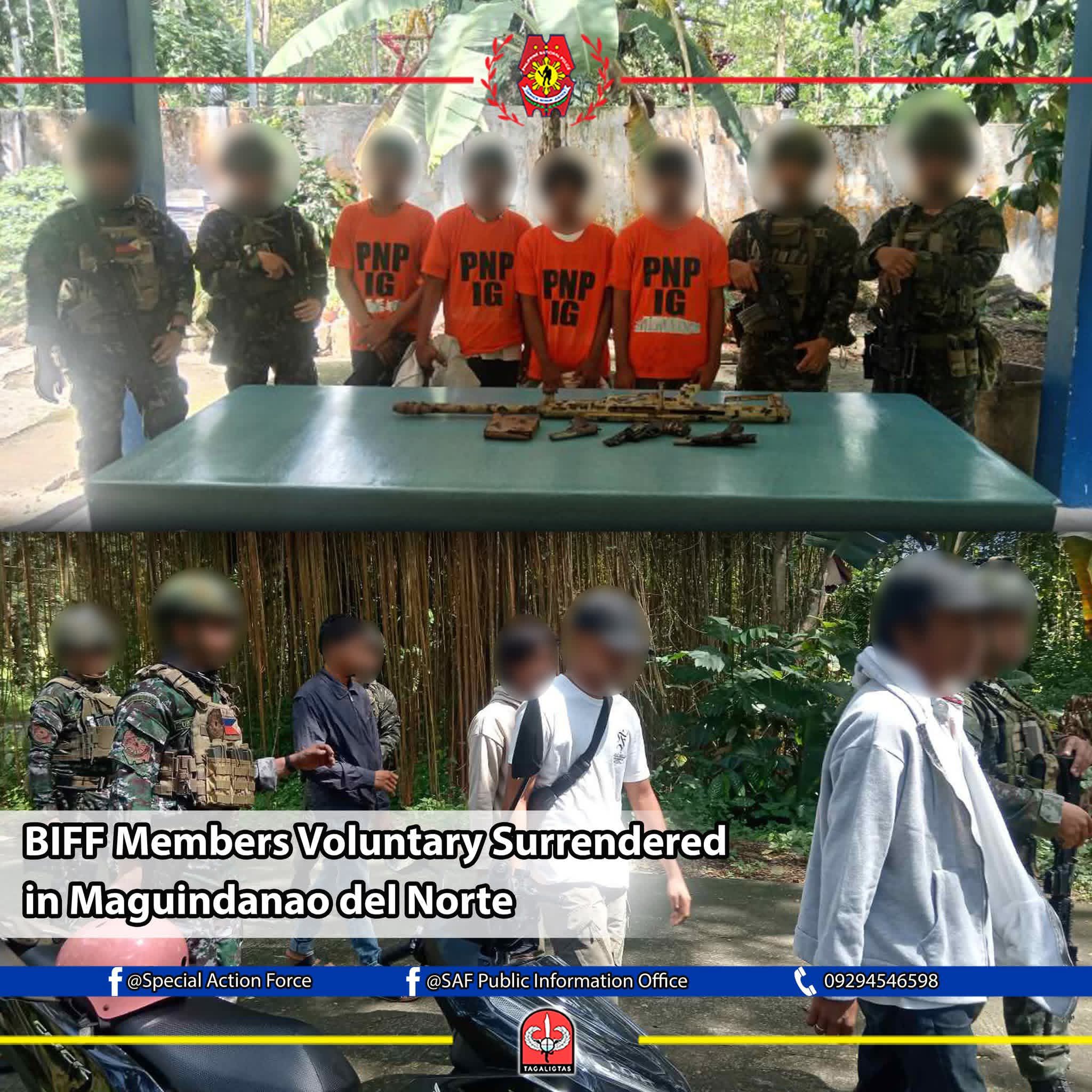 DXDM - Apat na kasapi ng BIFF sumuko sa Maguindanao del Norte Sumuko sa ...