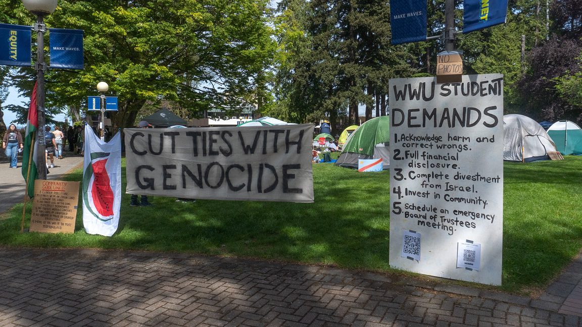 On May 14, pro-Palestinian student... - My Bellingham Now