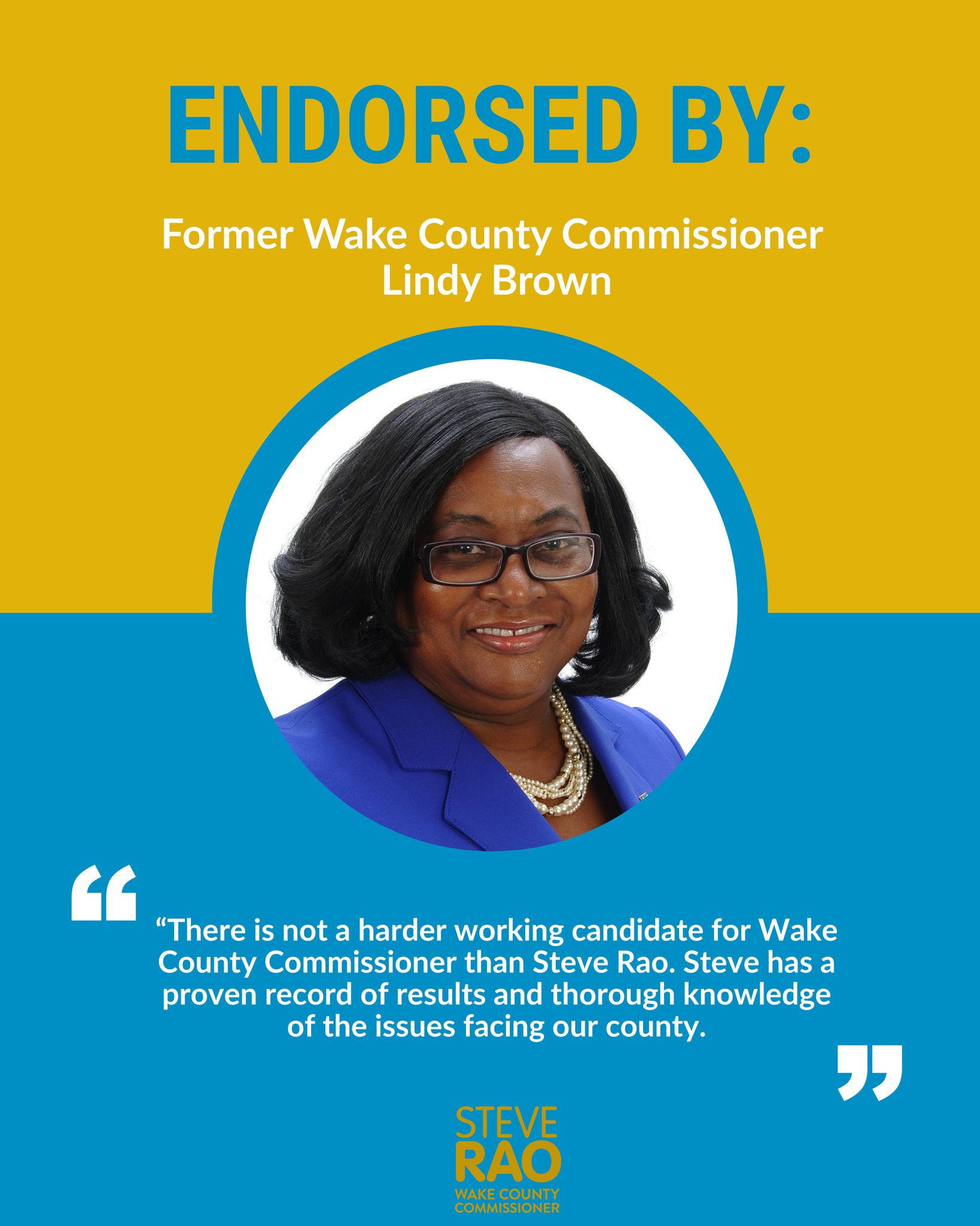 I am thrilled to... - Steve Rao for Wake County Commissioner | Facebook