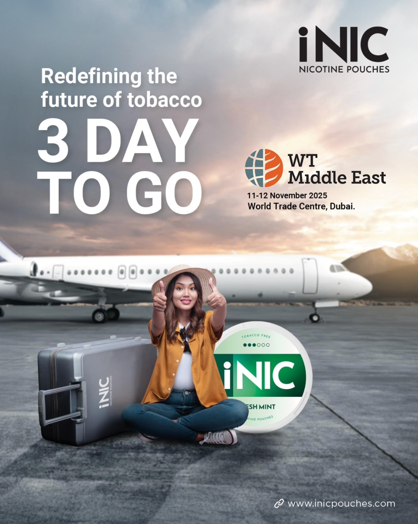 🚀 Only 3 days to go! We’re gearing... - INIC Pouches Global | Facebook