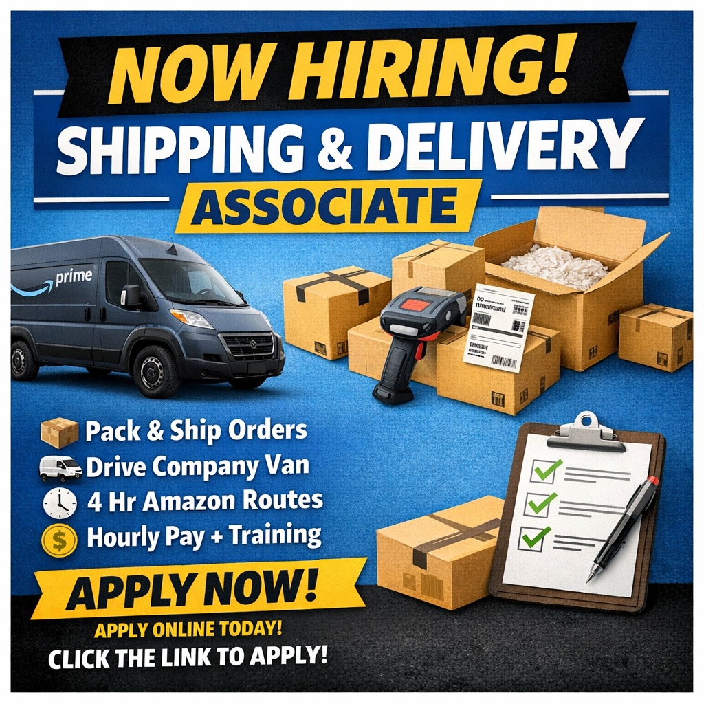 Local - 📦🚐 NOW HIRING: Shipping & Delivery Associate 🚐📦 We’re expanding ...