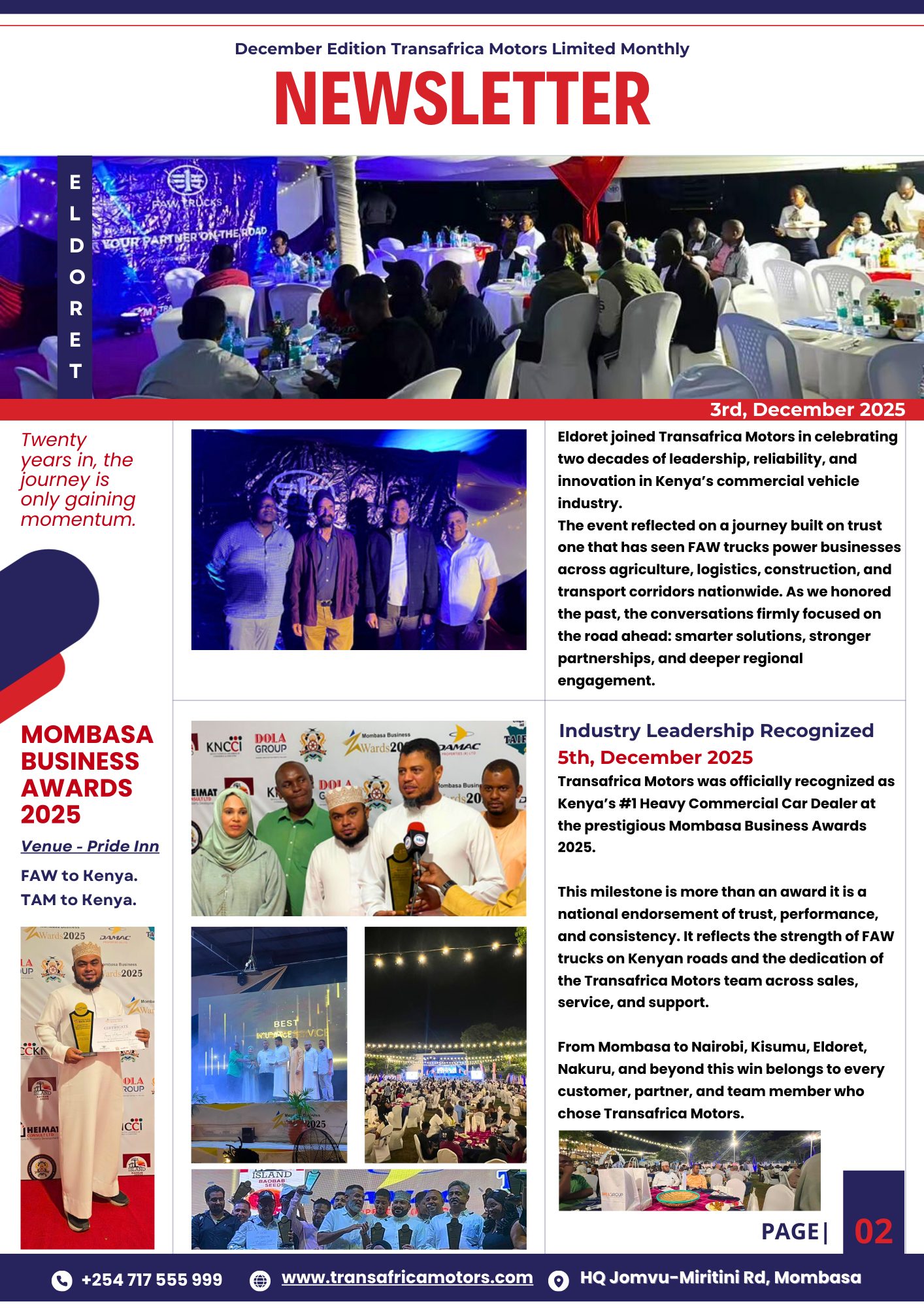 🚛📘 2025 Year-End Newsletter... - Transafrica Motors Limited. | Facebook