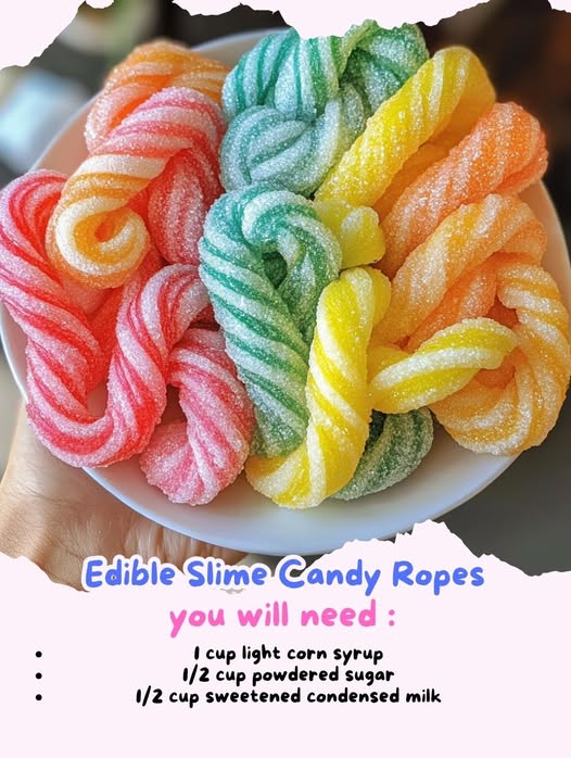 Edible Slime Candy Ropes... - Tasty Recipes Daily | Facebook