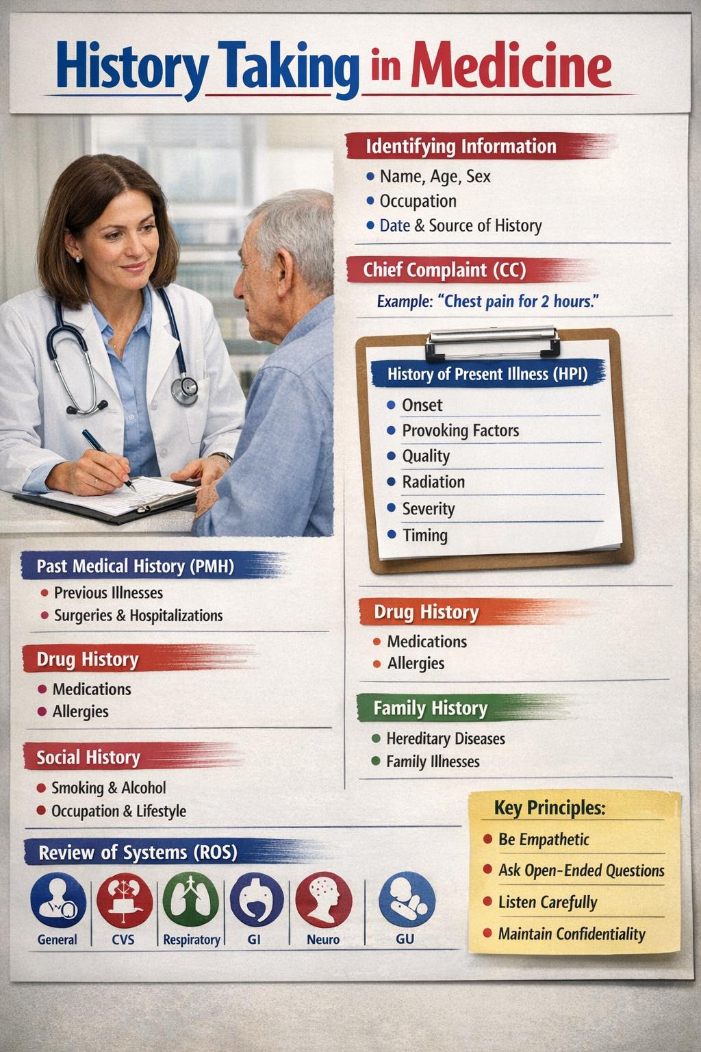 Dr.Share - History Taking: 1. Identifying Information... | Facebook
