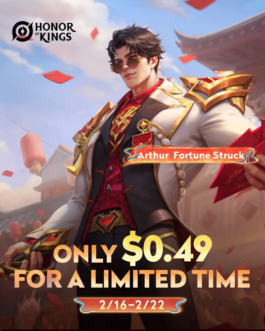 💰 Grab this skin for just $0.49! Starting February 16, you can