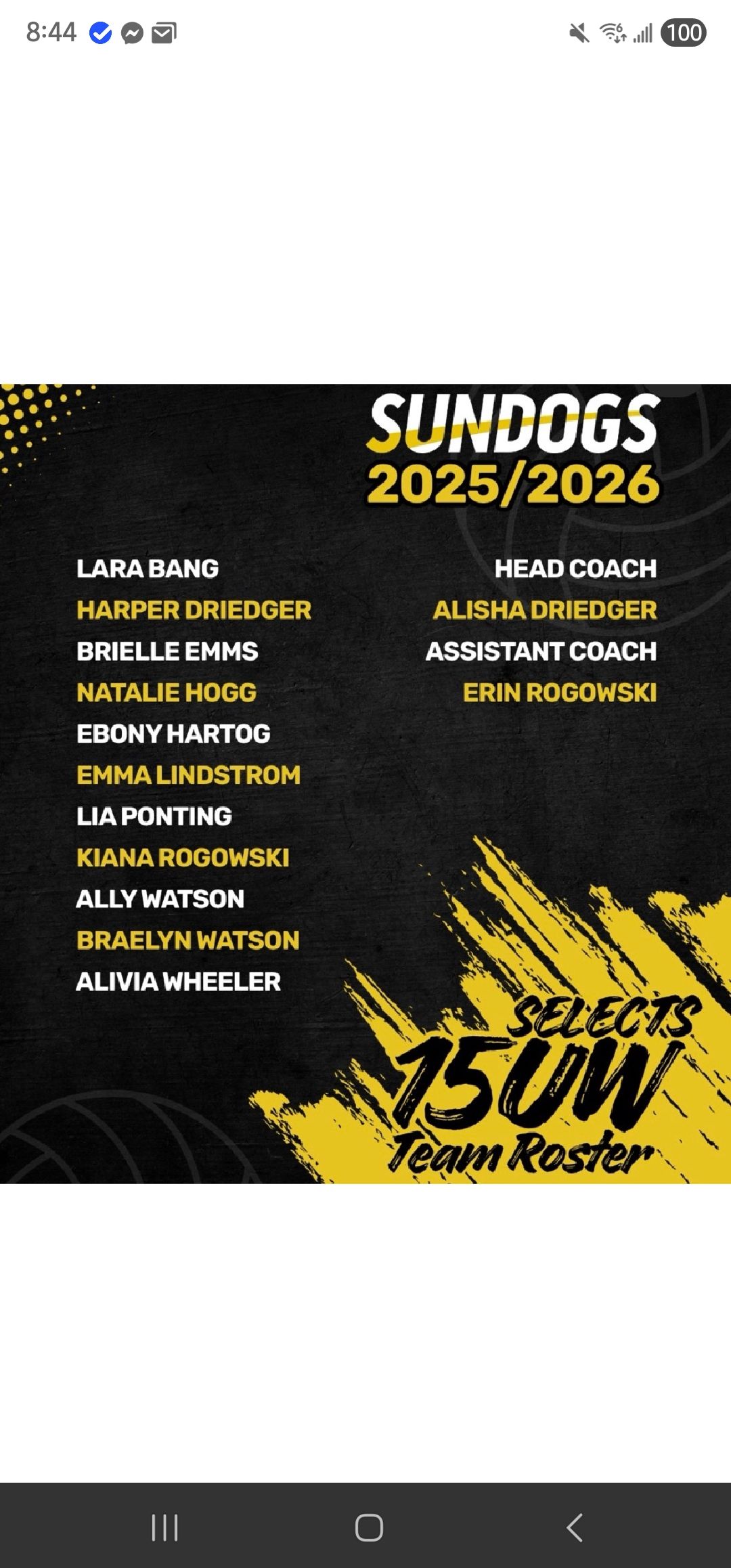 Sundogs 15UW Selects
