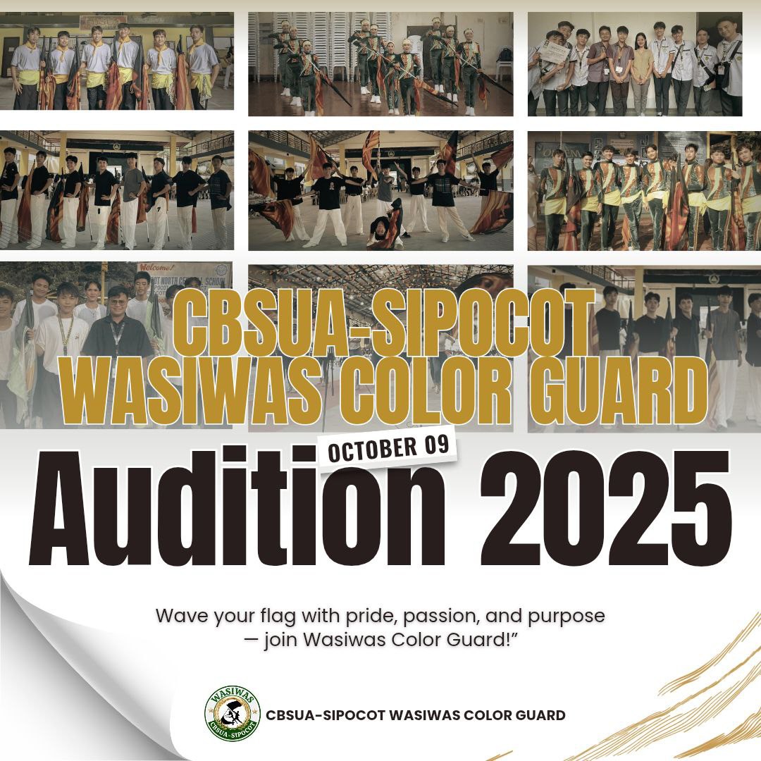 𝐂𝐀𝐋𝐋𝐈𝐍𝐆 𝐀𝐋𝐋 𝐒𝐏𝐈𝐍𝐍𝐄𝐑𝐒,... - CBSUA Sipocot Wasiwas Color Guards | Facebook