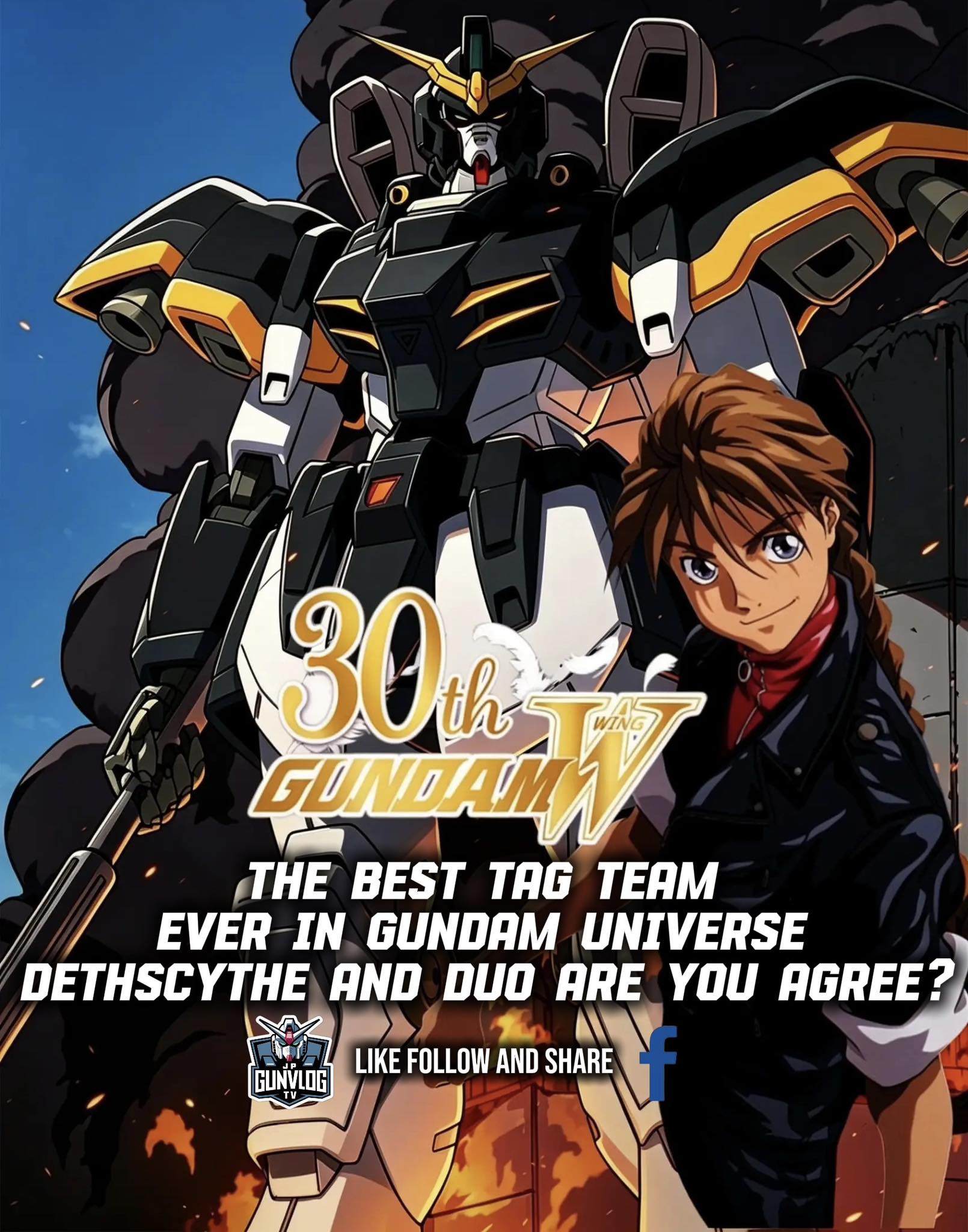 Duo Maxwell/Deathscyth hell? #gundamcommunity #gundam