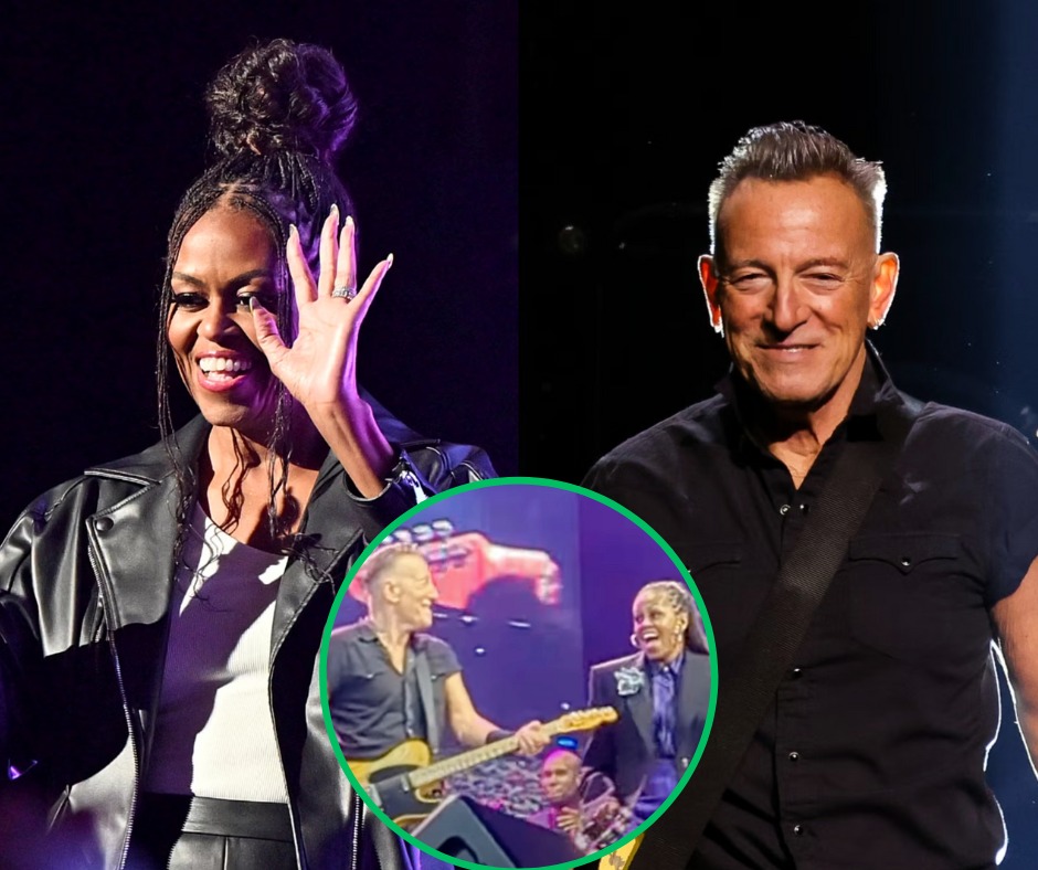 Musical - Michelle Obama showed up with Bruce Springsteen and ...