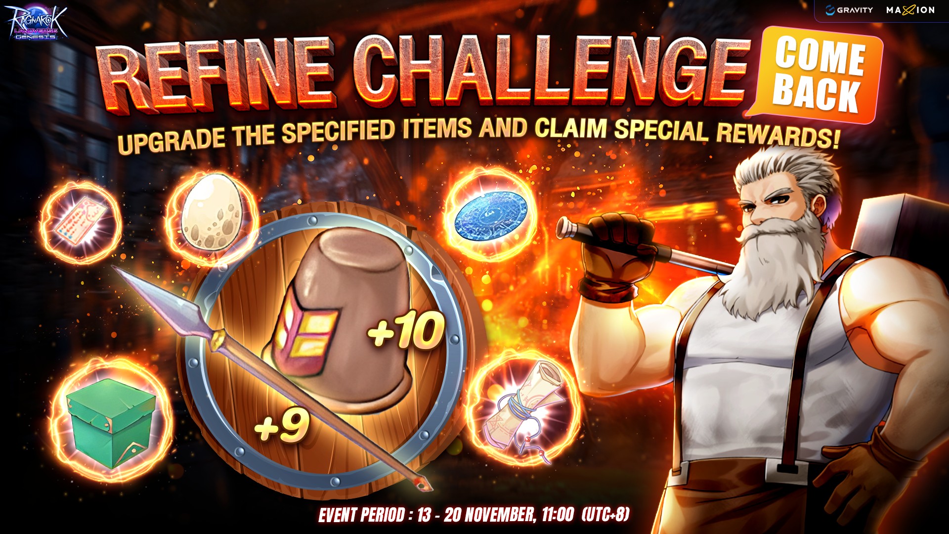 Ragnarok - ⭐ Refine Challenge Event ! Ragnarok Landverse: Genesis ...