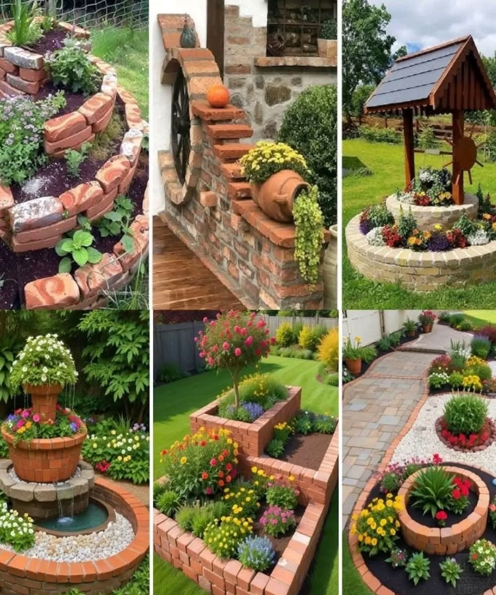 How to Design a Brick Garden Edge in Sloped Flowerbed: Step-by-Step Guide