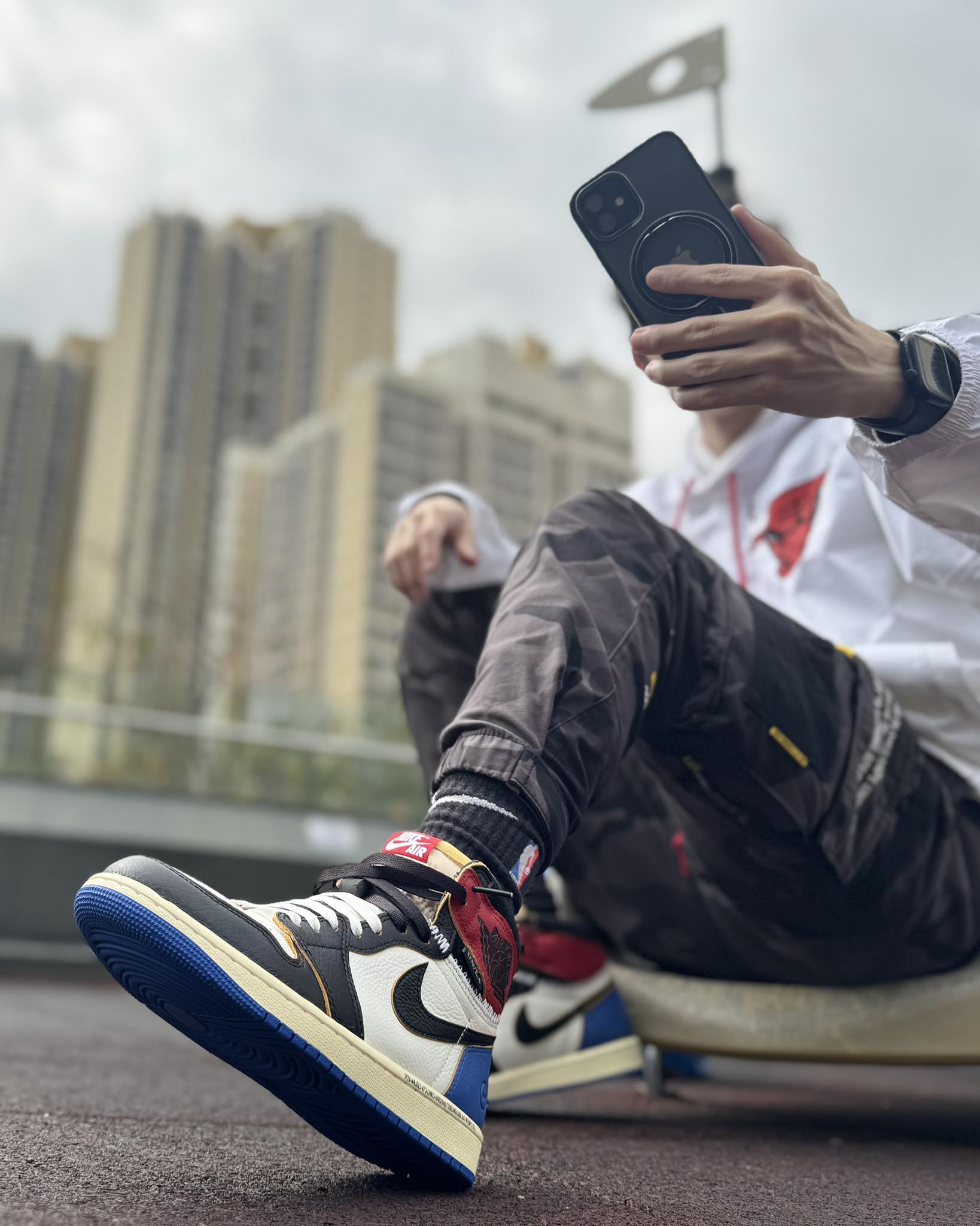 UNION LA X FRAGMENT DESIGN X NIKE AIR JORDAN 1 HIGH - “VARSITY RED 