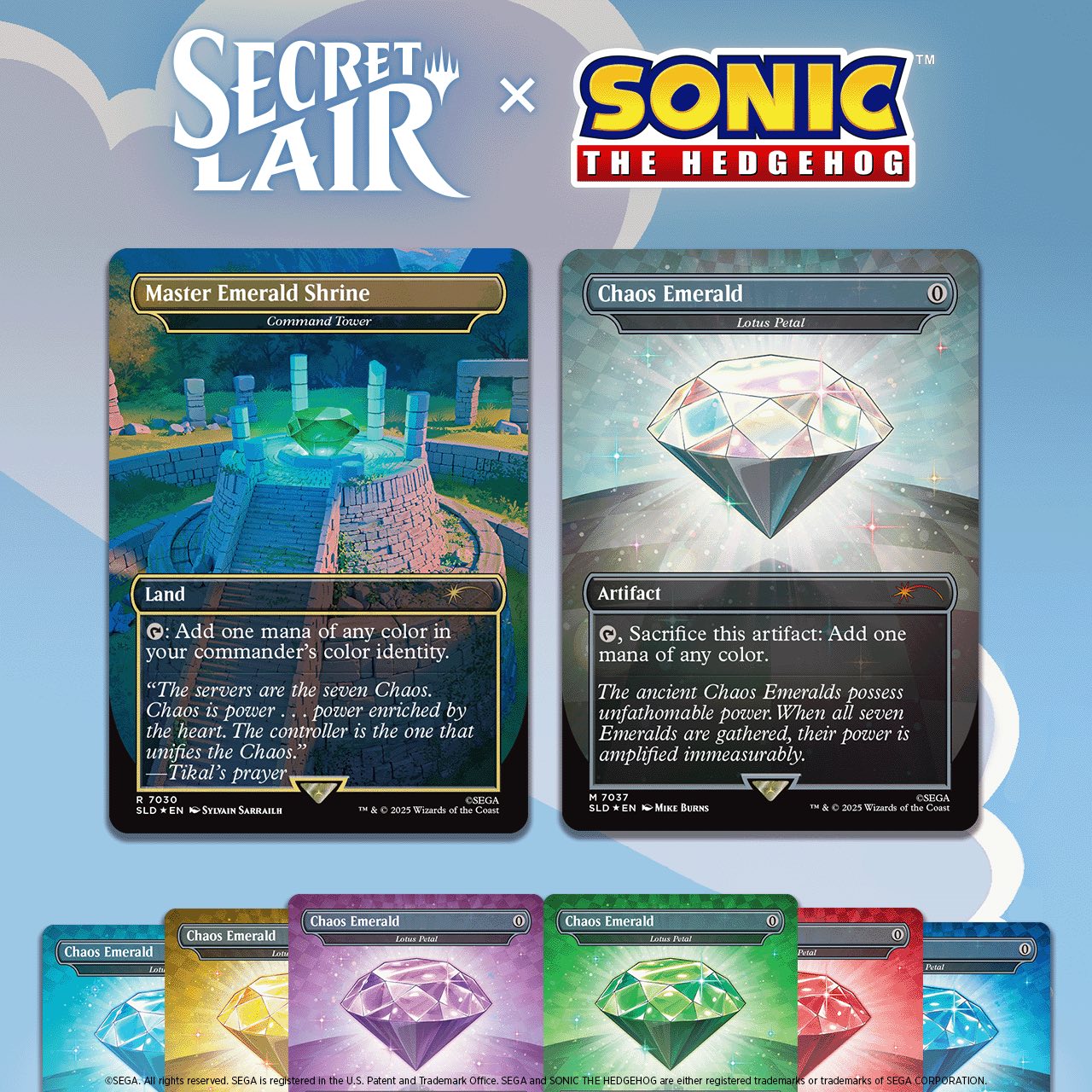 We have Chaos Emeralds coming to #magicthegathering