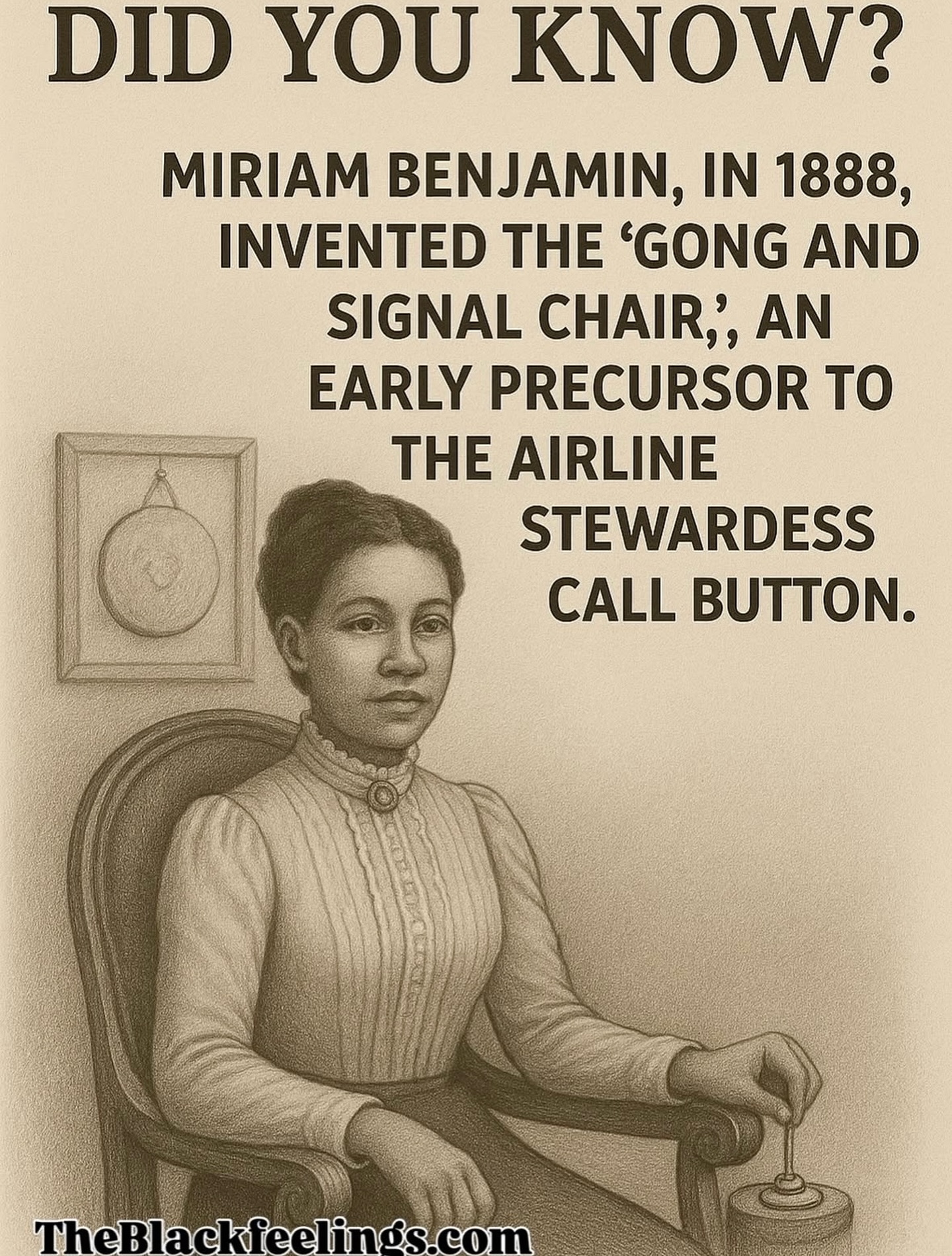 Blackfeelings494 - In 1888, Miriam Benjamin made history as one of the ...