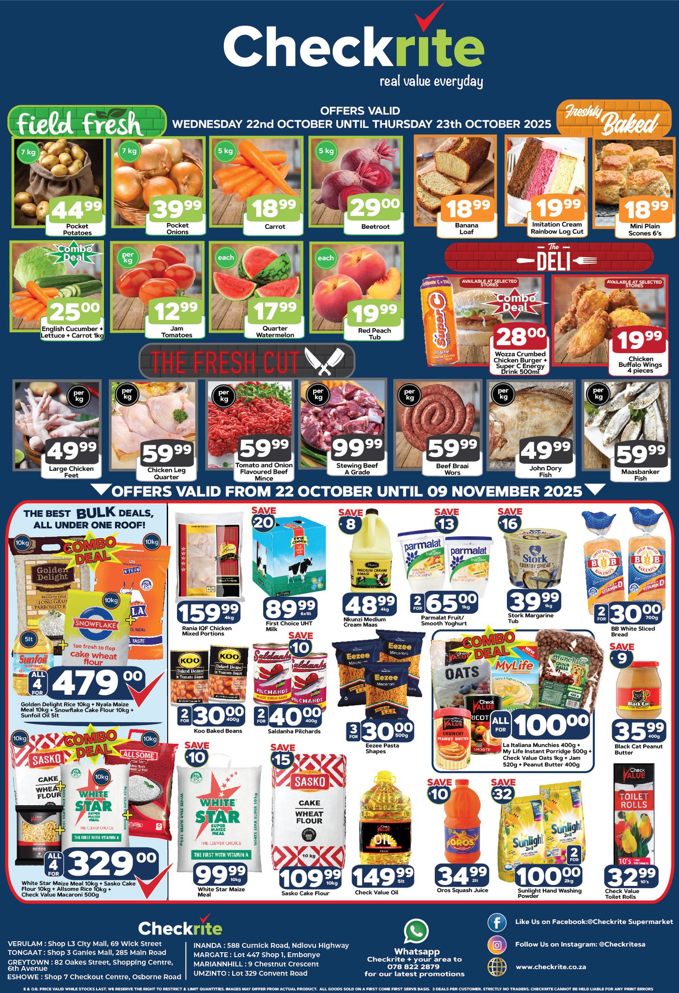 🇿🇦 Checkrite KZN: Specials Alert!... - Checkrite Supermarket | Facebook