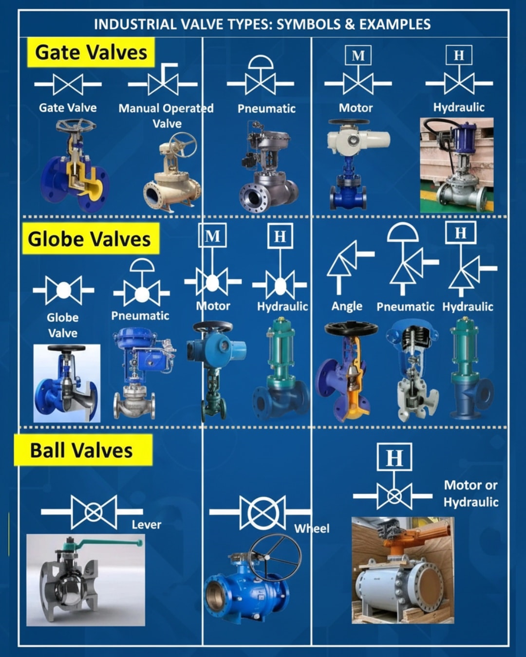 Mechanical - Industrial Valve Types Symbols and Examples! # ...