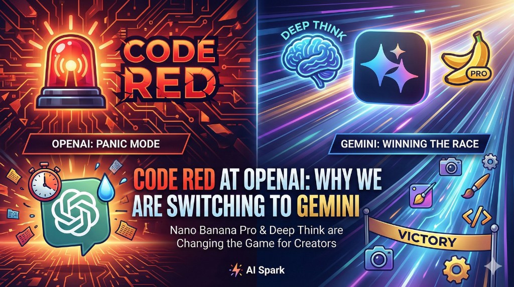 AI - Code Red at OpenAI: Why We Are Currently "Team Gemini" 🚨 The vibe ...