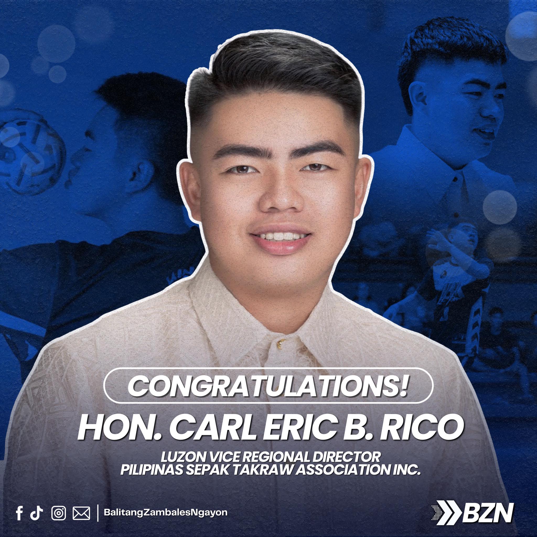 Balitang - CONGRATULATIONS, HON. CARL ERIC B. RICO! Ipinapaabot ng ...
