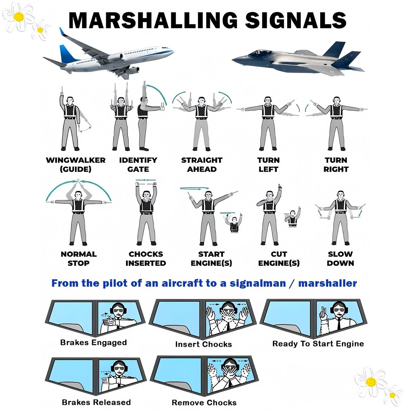 Giant - The Airport's Secret Sign Language! Before a plane even moves ...