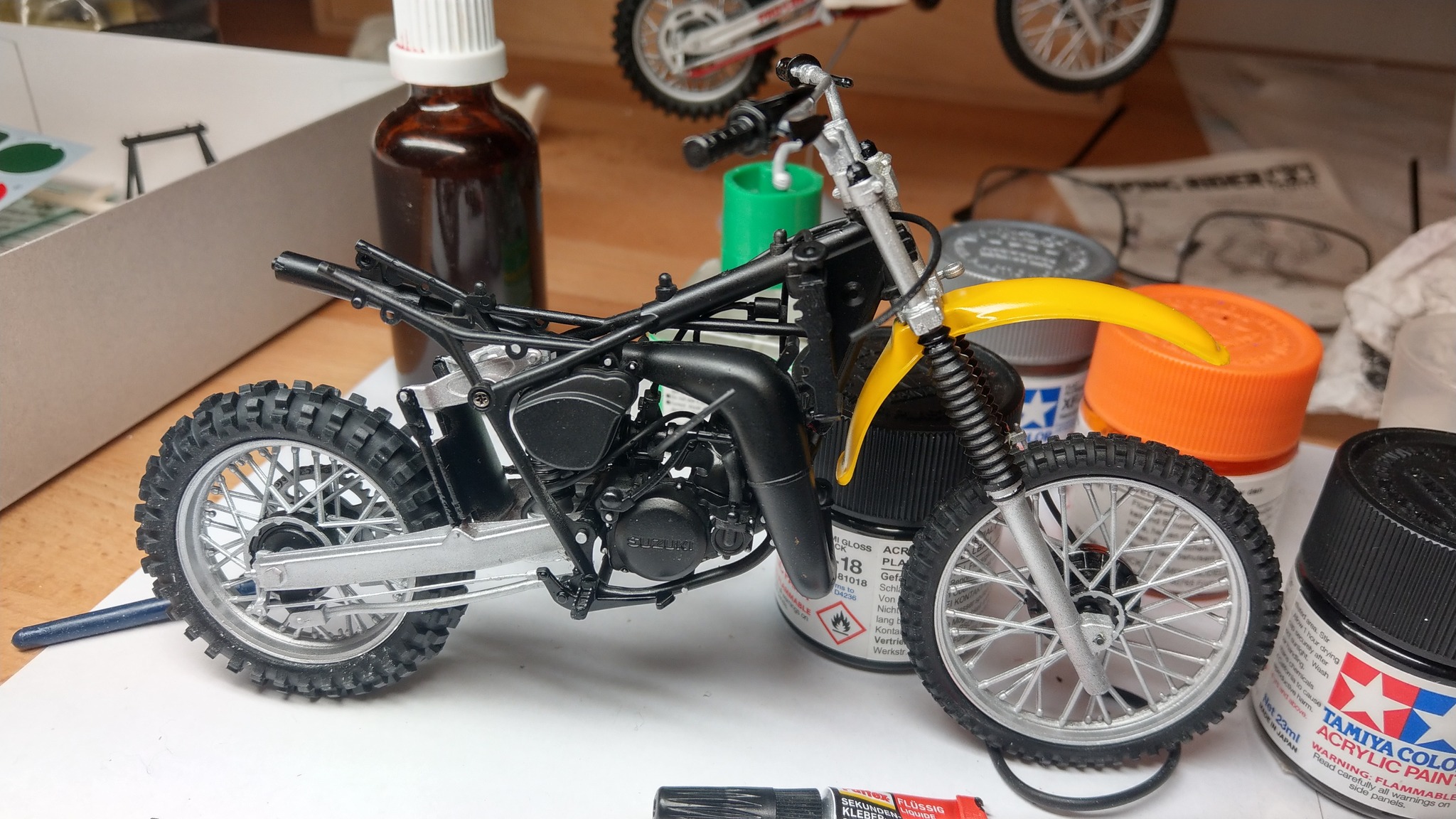 TAMIYA 1:12 * Honda CR450R * Suzuki RM250 * KTM 250MX