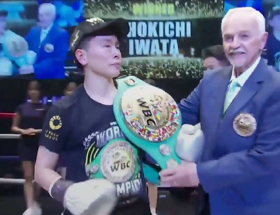 AND NEW! 👑 Shokichi Iwata becomes the new WBC Light Flyweight