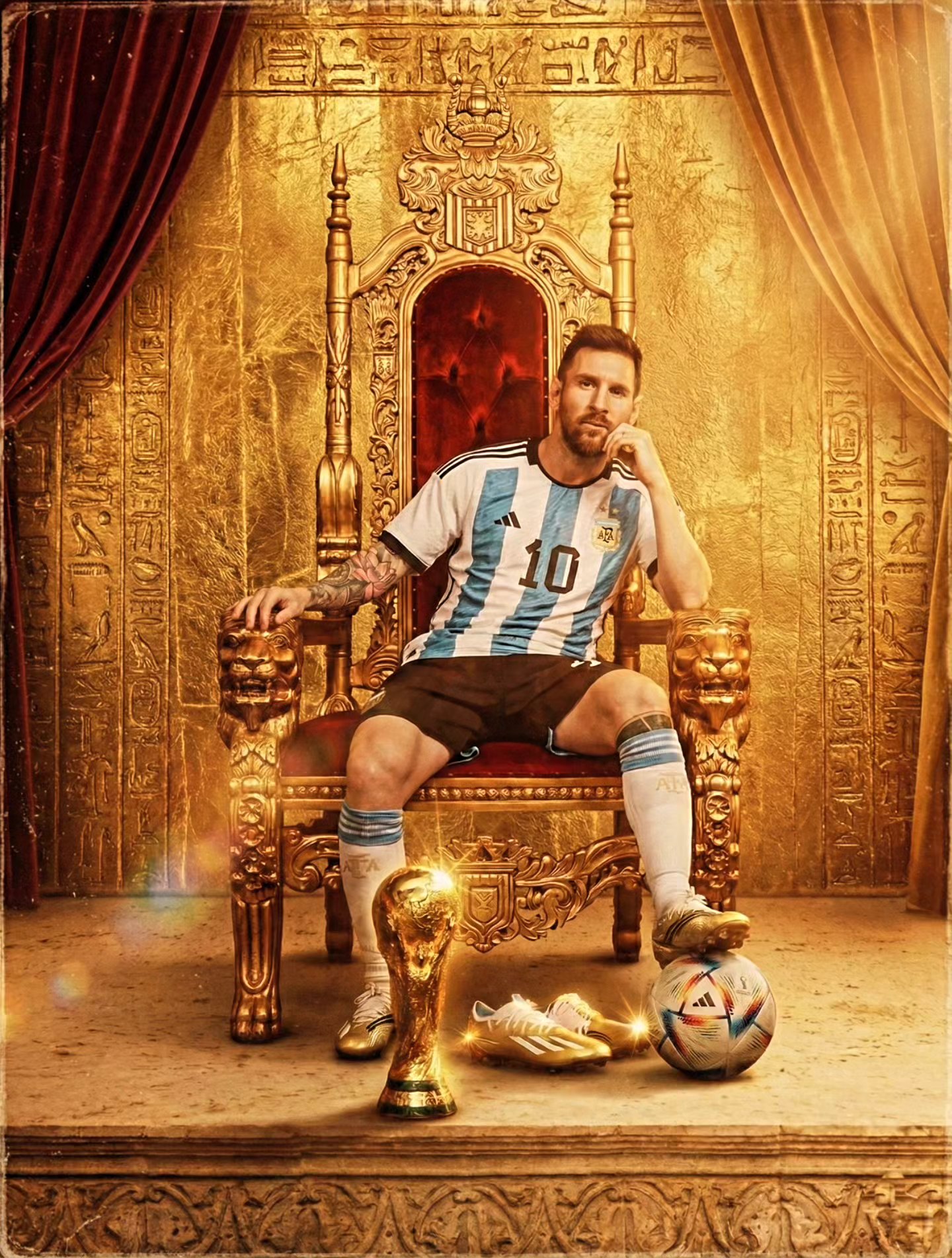 🚨Breaking :🇦🇷 Lionel Messi will sport the exclusive 