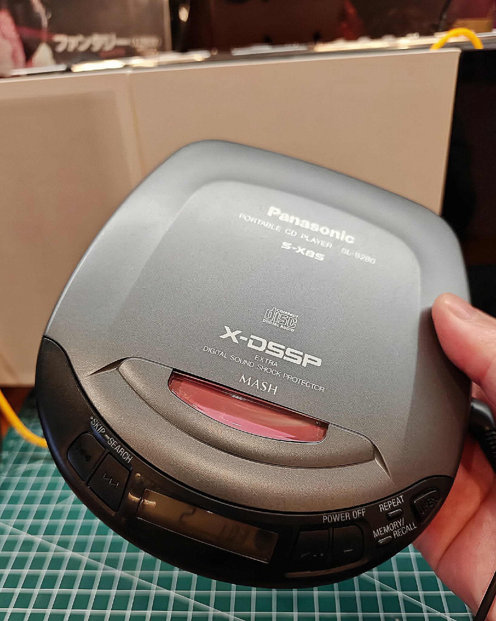 Panasonic SL-S350 Portable CD Player #從舊歌中心靈互扣