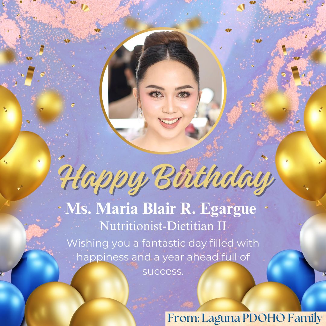 Laguna - Happy Birthday, Ms. Maria Blair R. Egargue! 🎂 May your ...