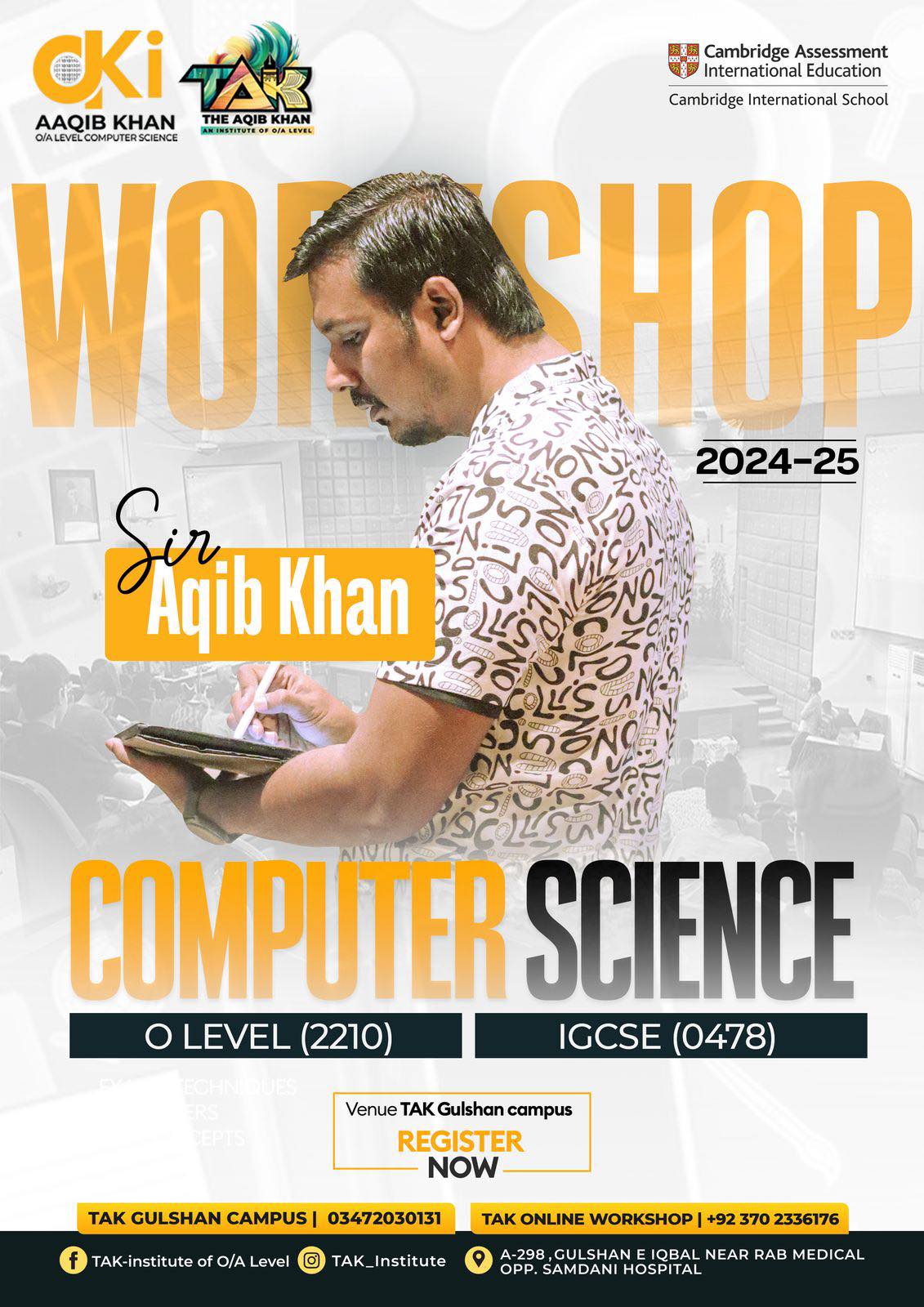 TAK - institute of O/A Level | Karachi