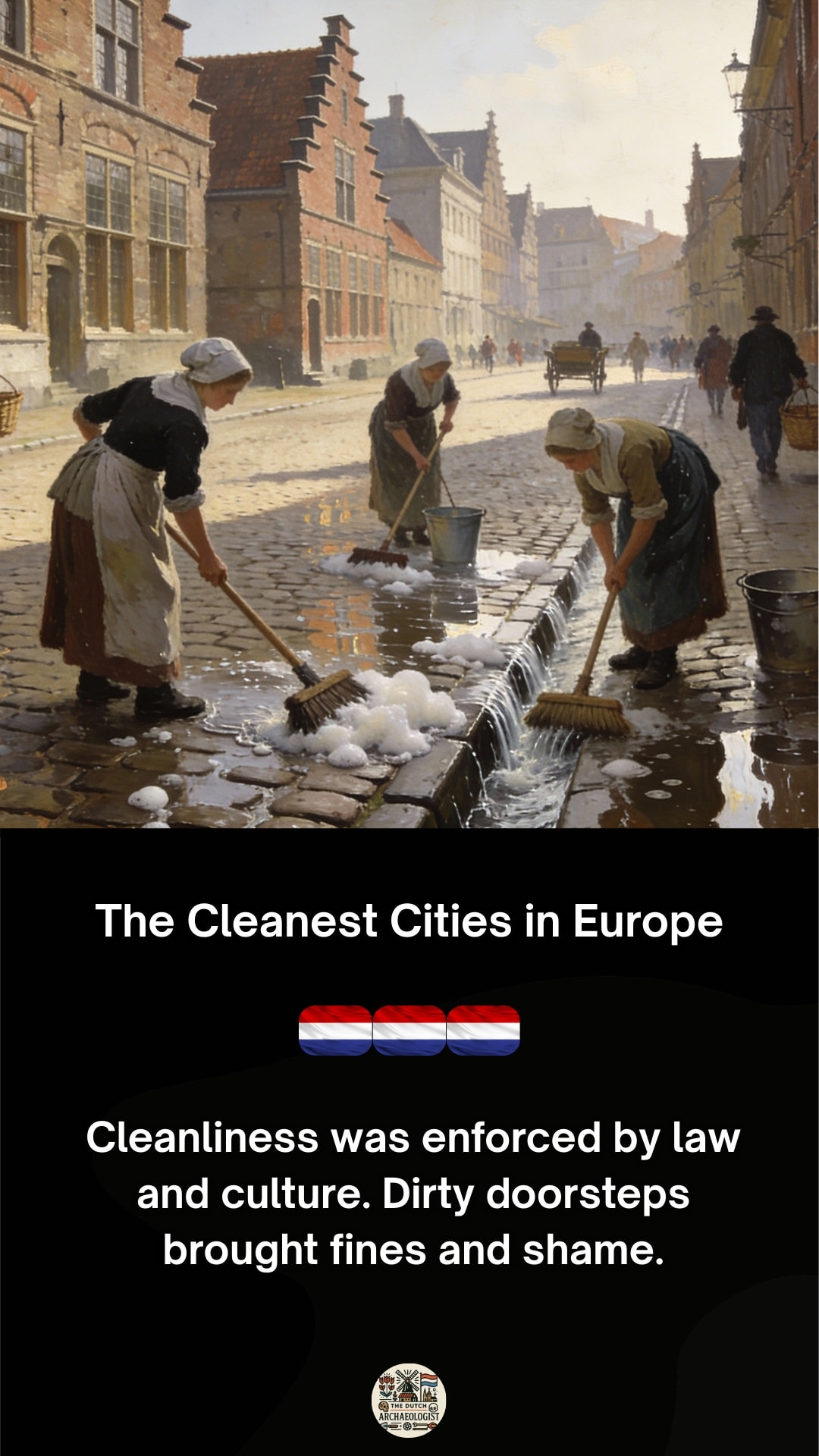 Cleanliness in Dutch cities was... - The Dutch Archeologist | Facebook