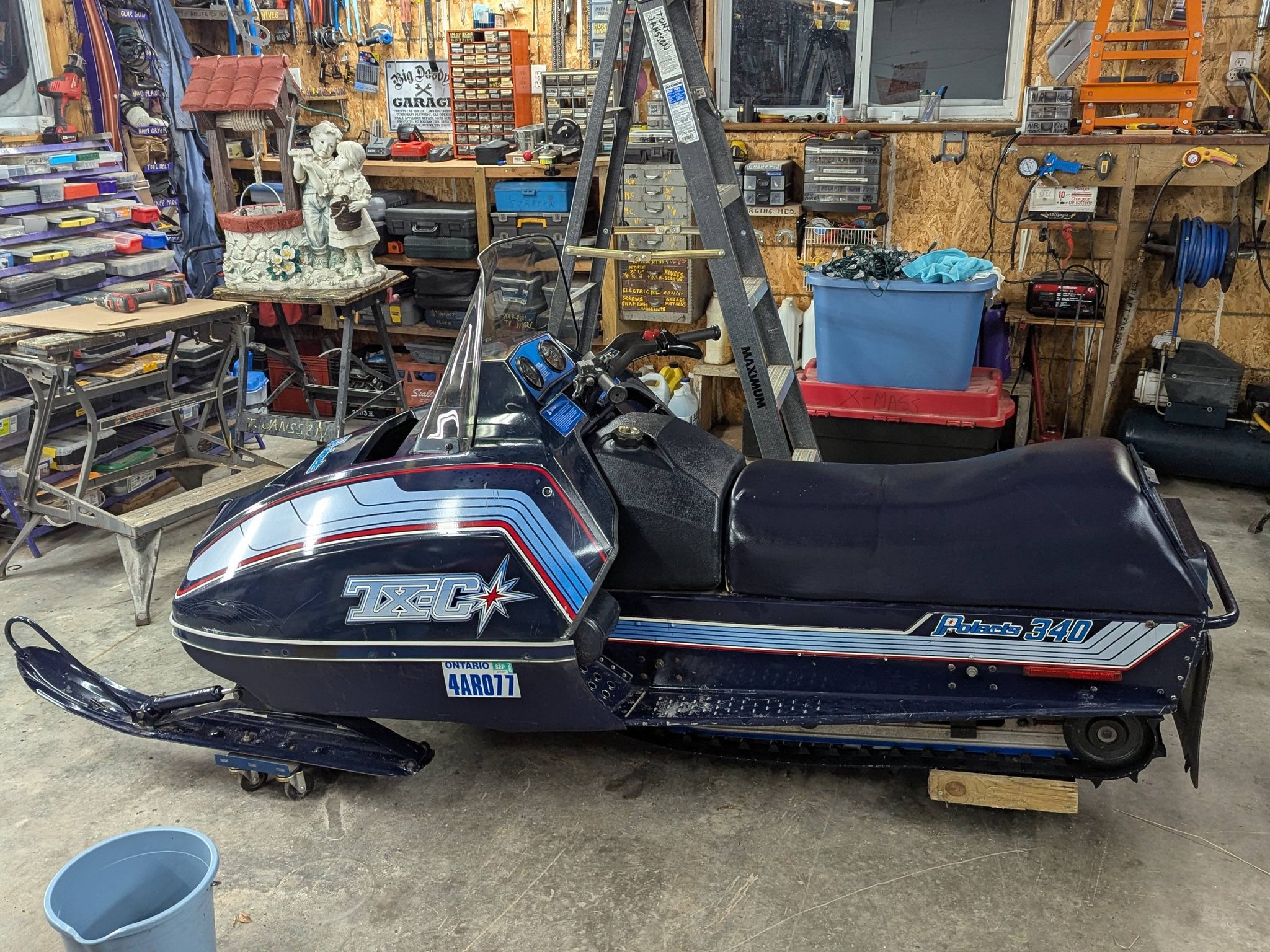 What is the 77 78 Polaris Txl Midnight Blue paint code?