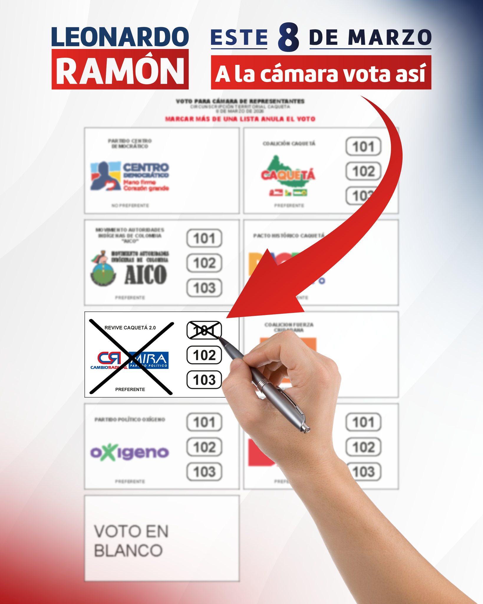 Leonardo - 💙 Así debes marcar este 8 de marzo 🗳️ si quieres que reviva ...