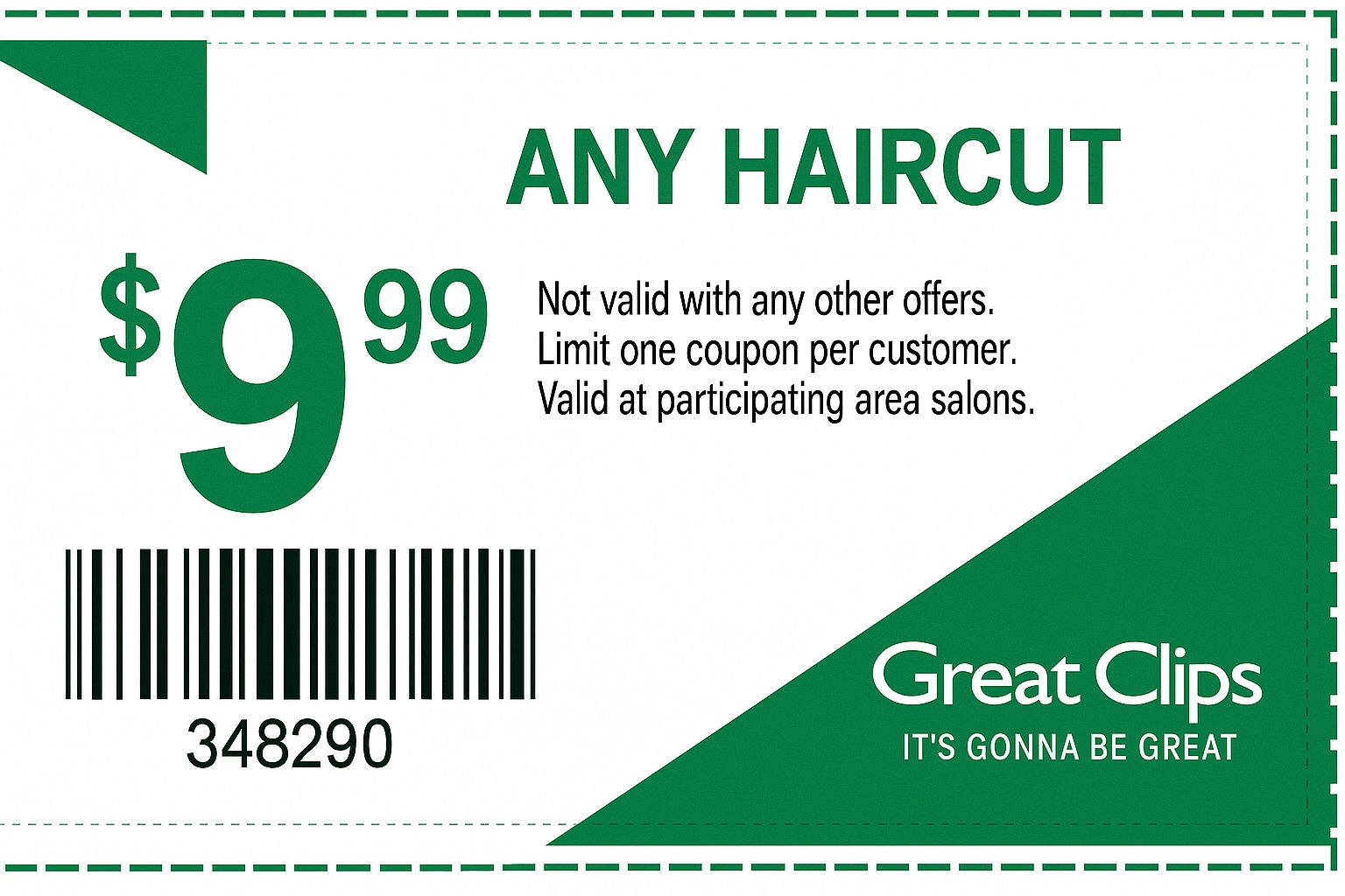 Great Clips $9.99 Coupon Printable Code - Print 6 Digit Code Now ...