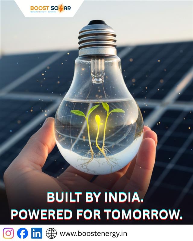 India grows stronger under its own... - Boost Solar India | Facebook