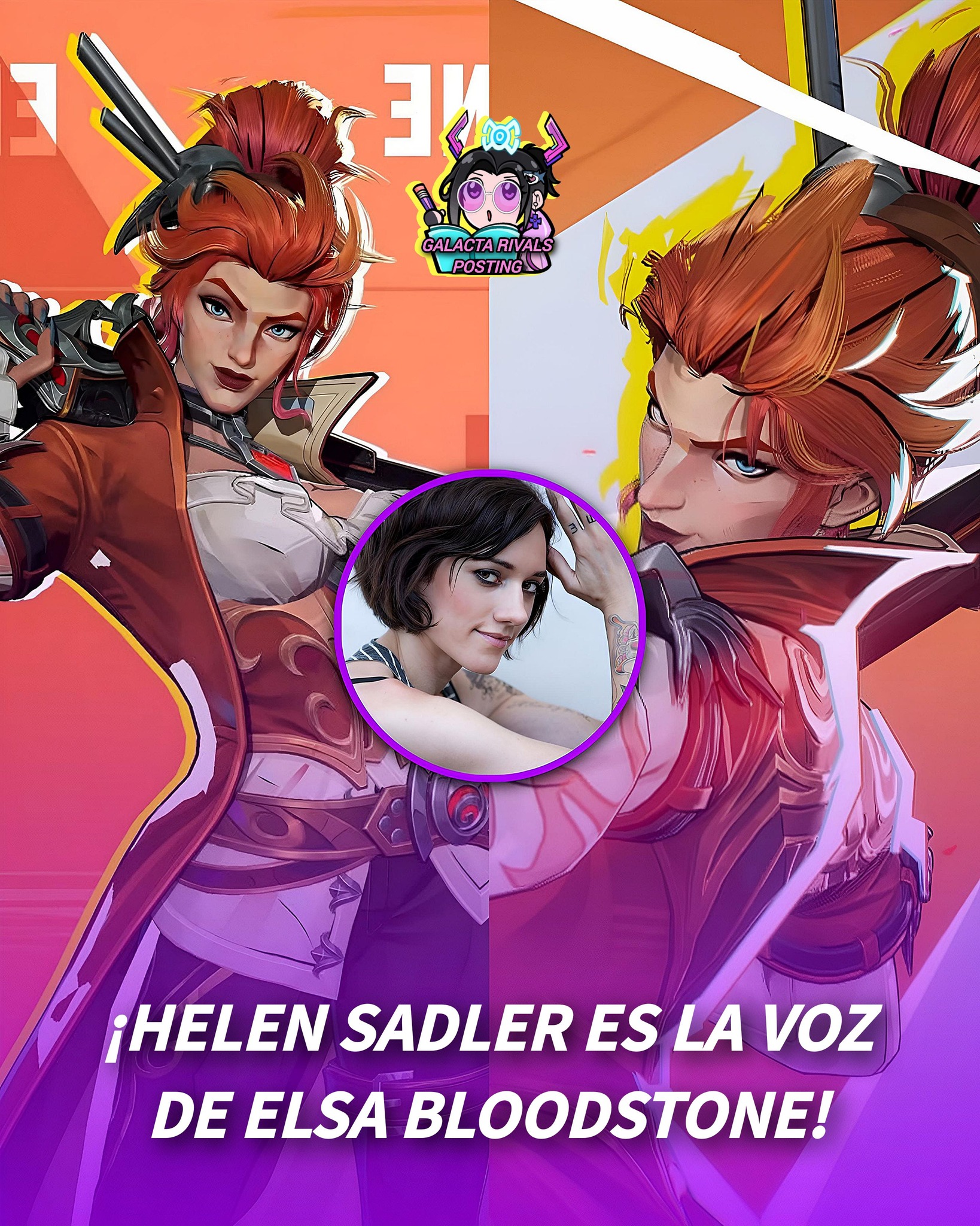 Galacta - ‼️ LA VOZ DE ELSA BLOODSTONE Helen Sadler es la actriz qué le ...