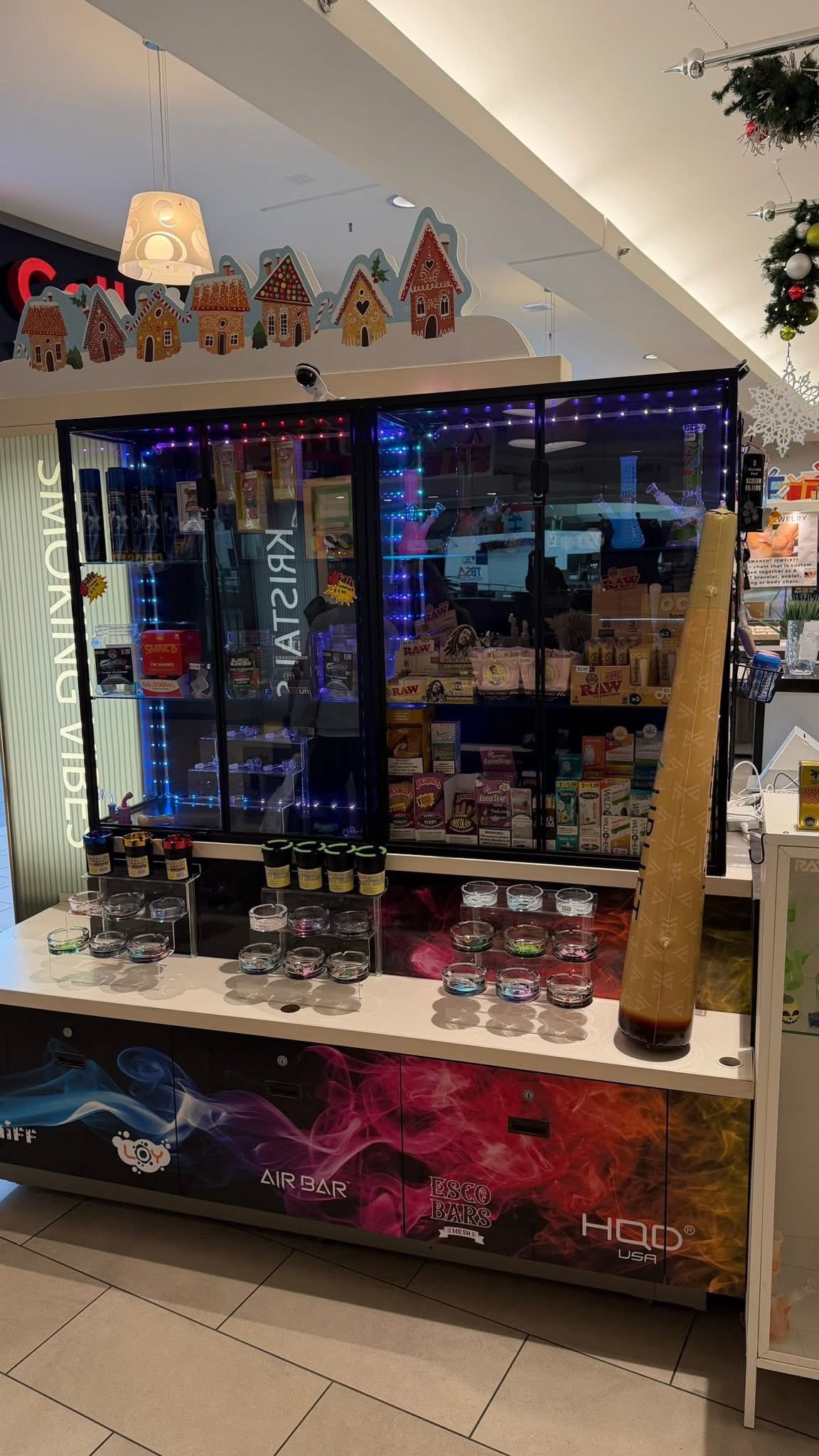 vape store for sale near me Smoke shop kiosk in Clearwater FL Flavor:Ice Mangerine Guava jwell Best Grape Disposable Vape: