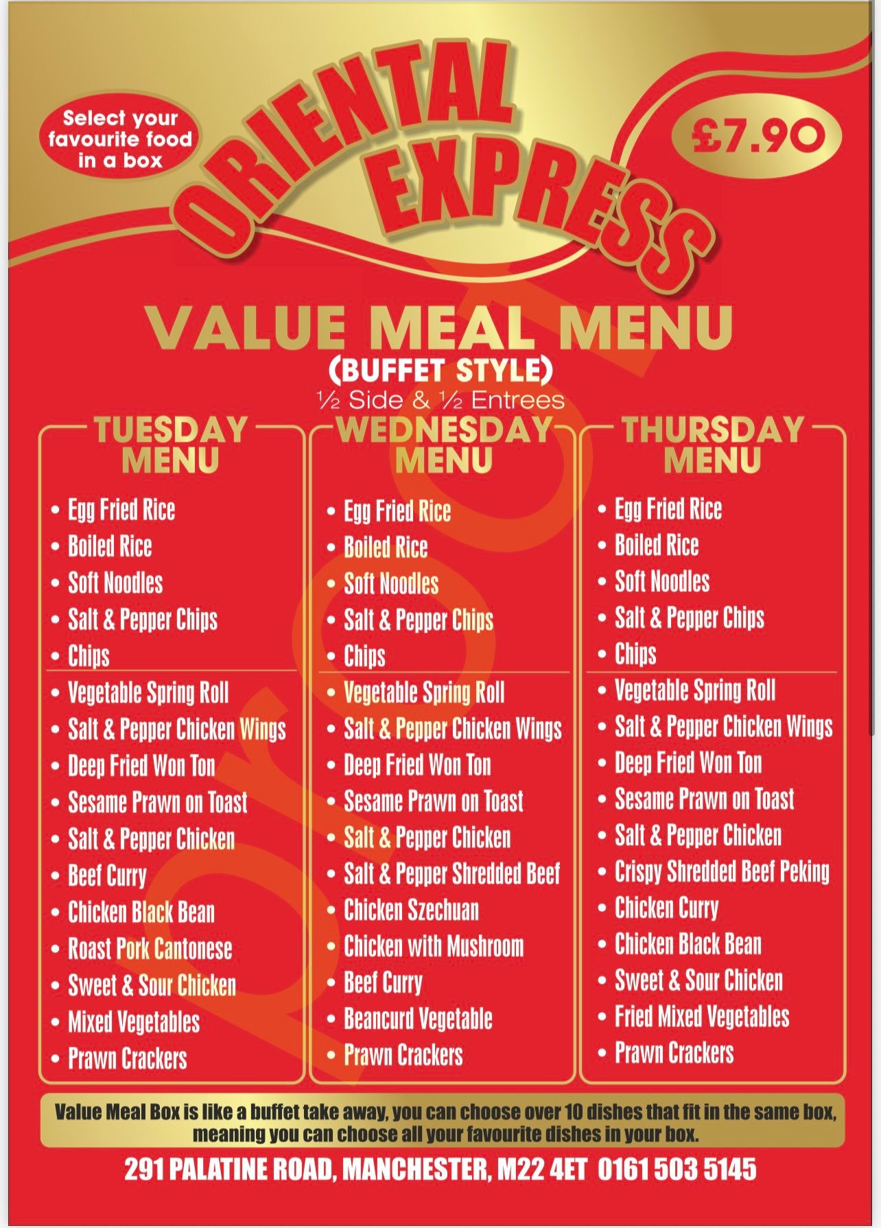 Oriental Express-Chinese food & Bubble Tea | Manchester