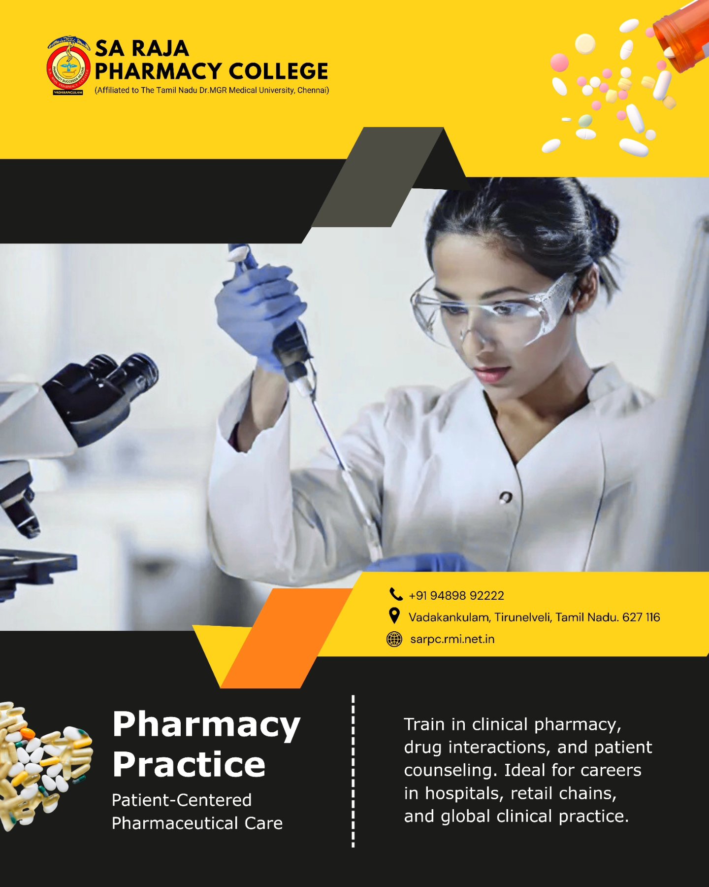 S A Raja Pharmacy College | Tirunelveli