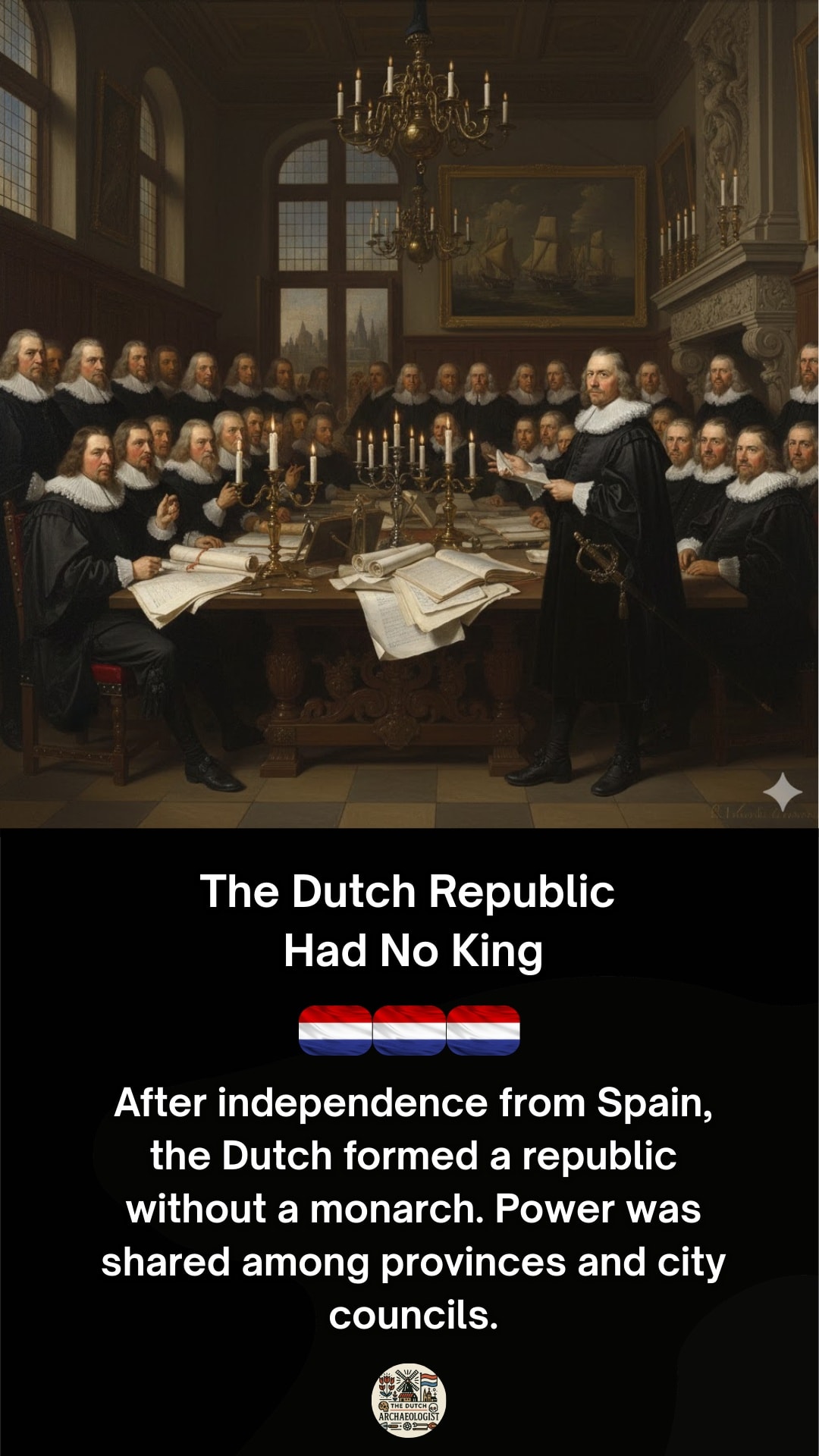 The Dutch - After breaking free from Spanish rule, the Dutch chose a ...