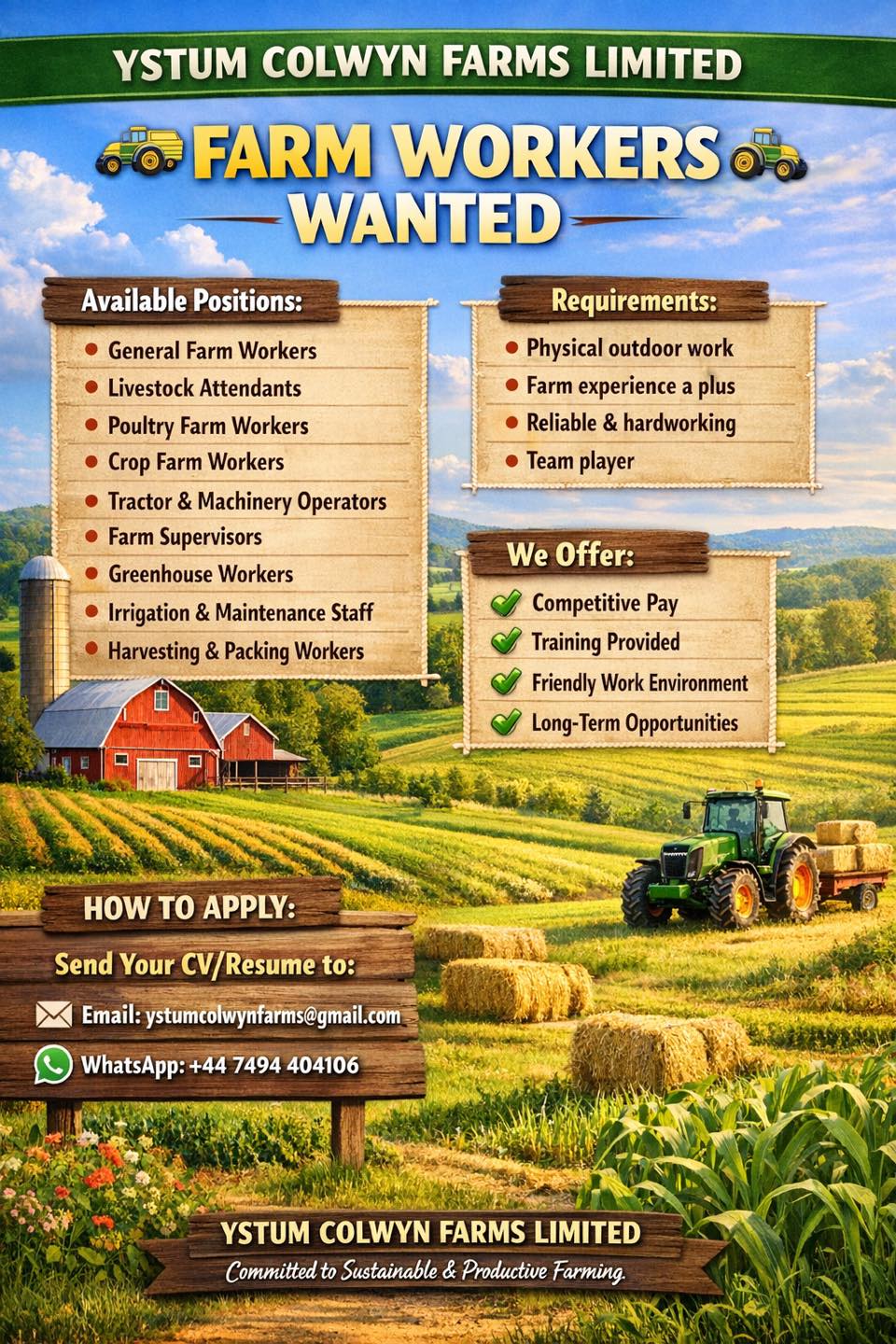 YSTUM COLWYN FARMS LIMITED 🚜... - YSTUM Colwyn FARMS Limited | Facebook